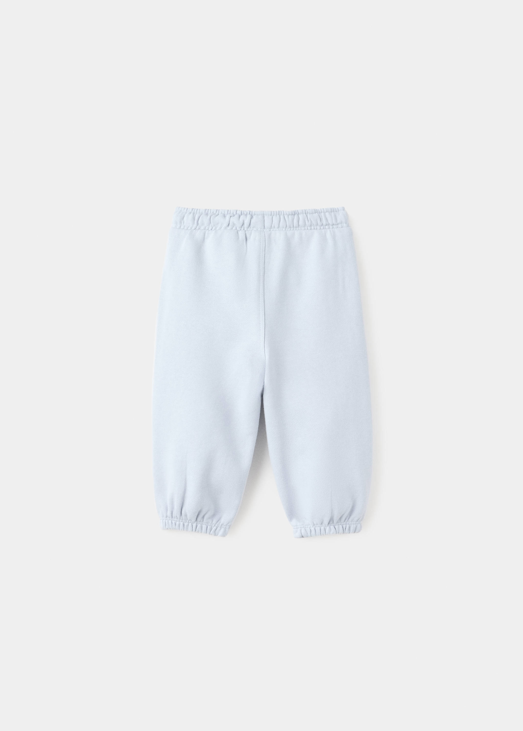 Cotton jogger-style trousers - Reverse of the article