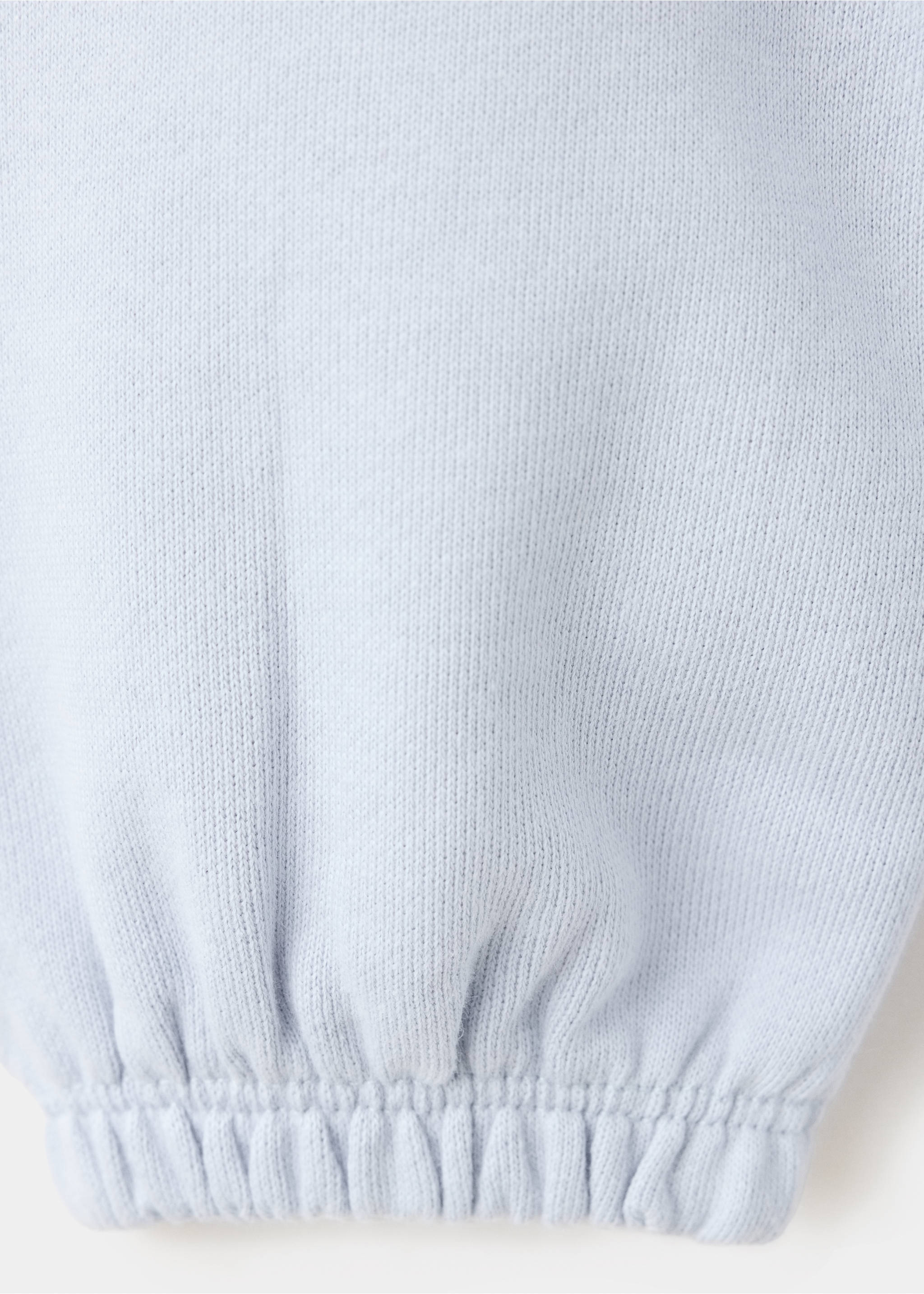 Cotton jogger-style trousers - Details of the article 0, Sky Blue. Ref: 37004441-00.