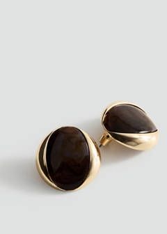 Stones earrings — Gold 2