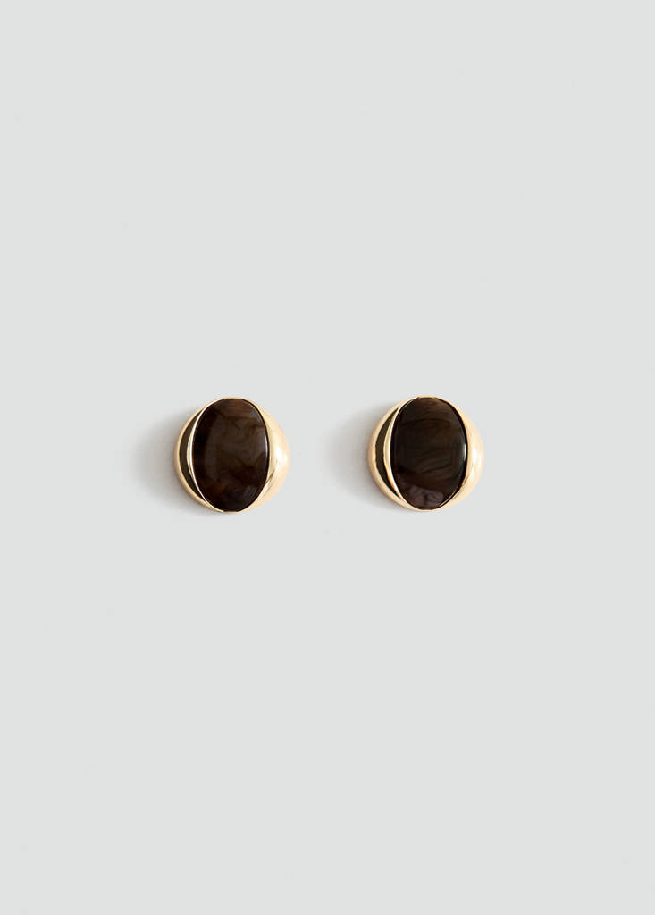 Stones earrings — Gold