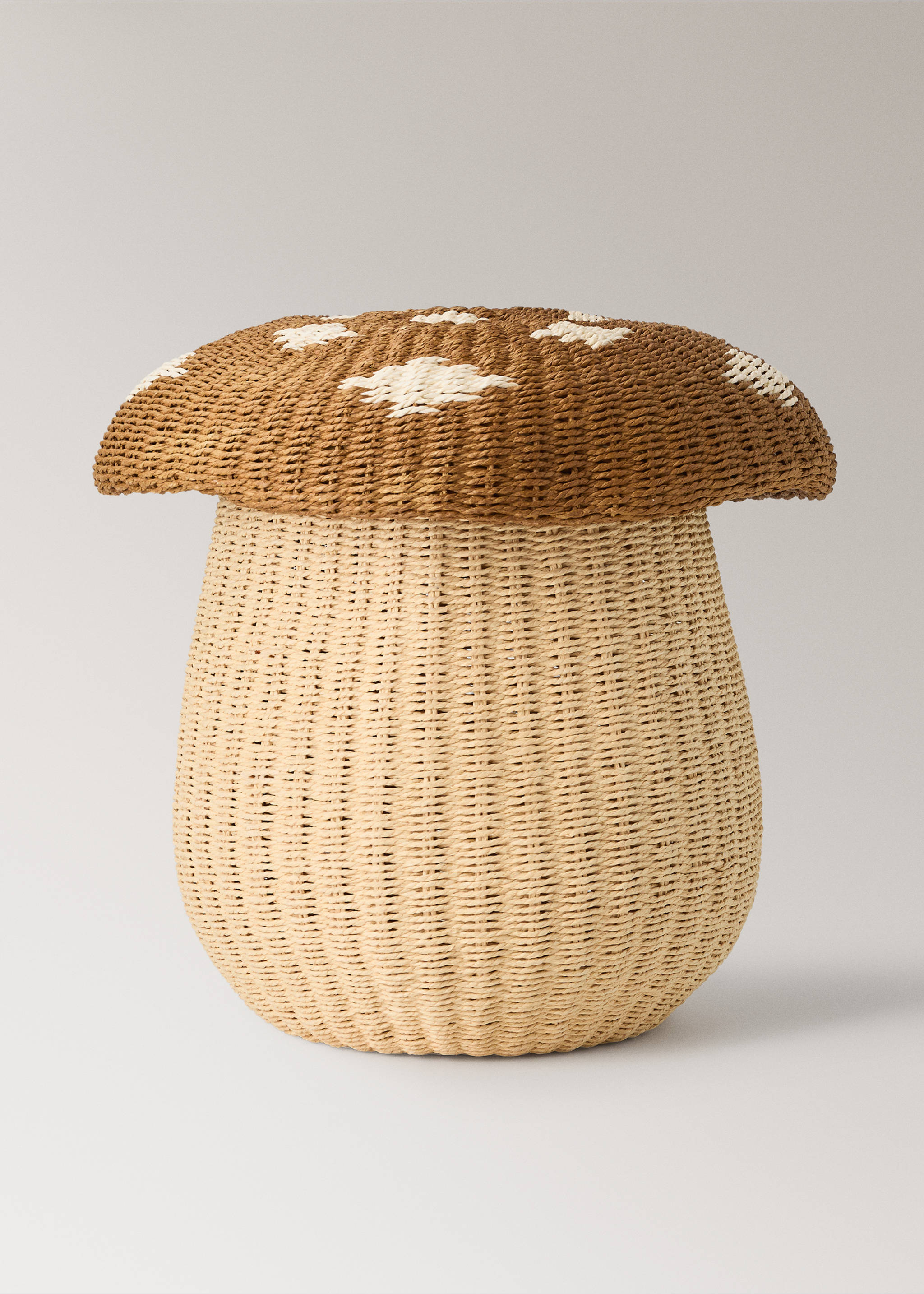 100% paper basket with animated design - Article without model, Brown. Ref: 37004460-00.