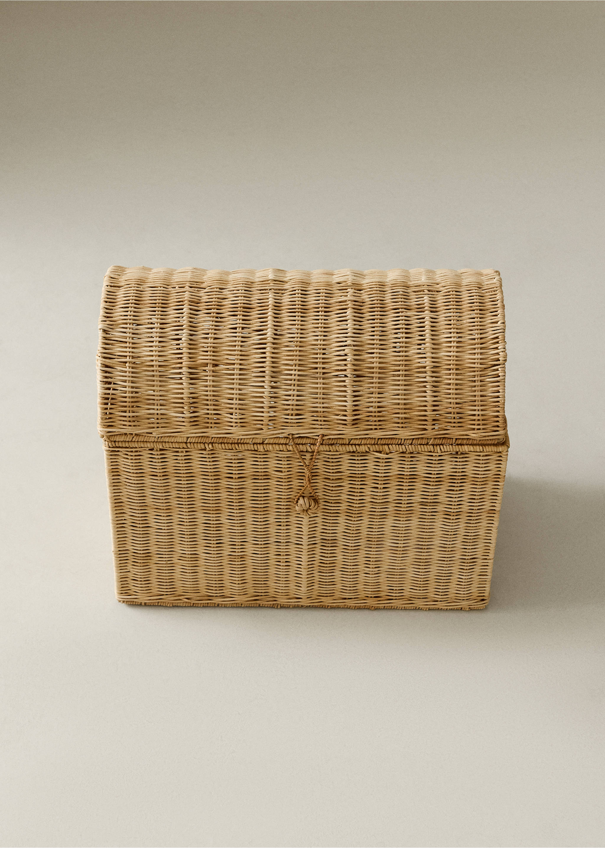 Medium rattan basket trunk - General plane, Beige. Ref: 37004466-00.