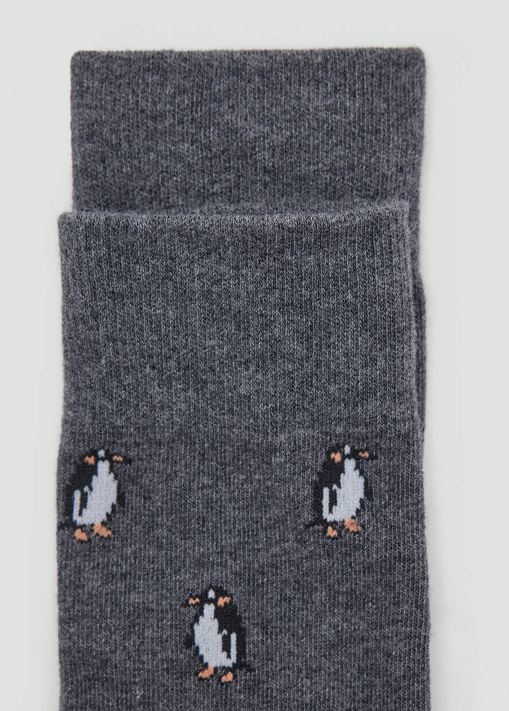 Pack of 2 combined socks — Dark Heather Grey