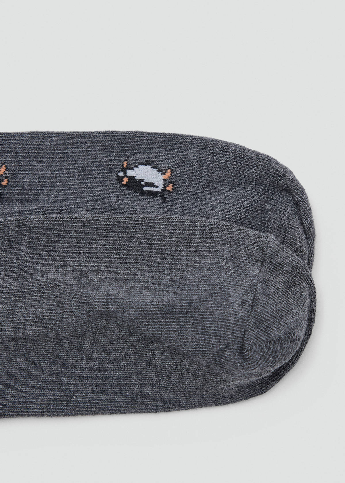 Pack of 2 combined socks — Dark Heather Grey