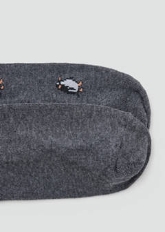 Pack of 2 combined socks — Dark Heather Grey 3