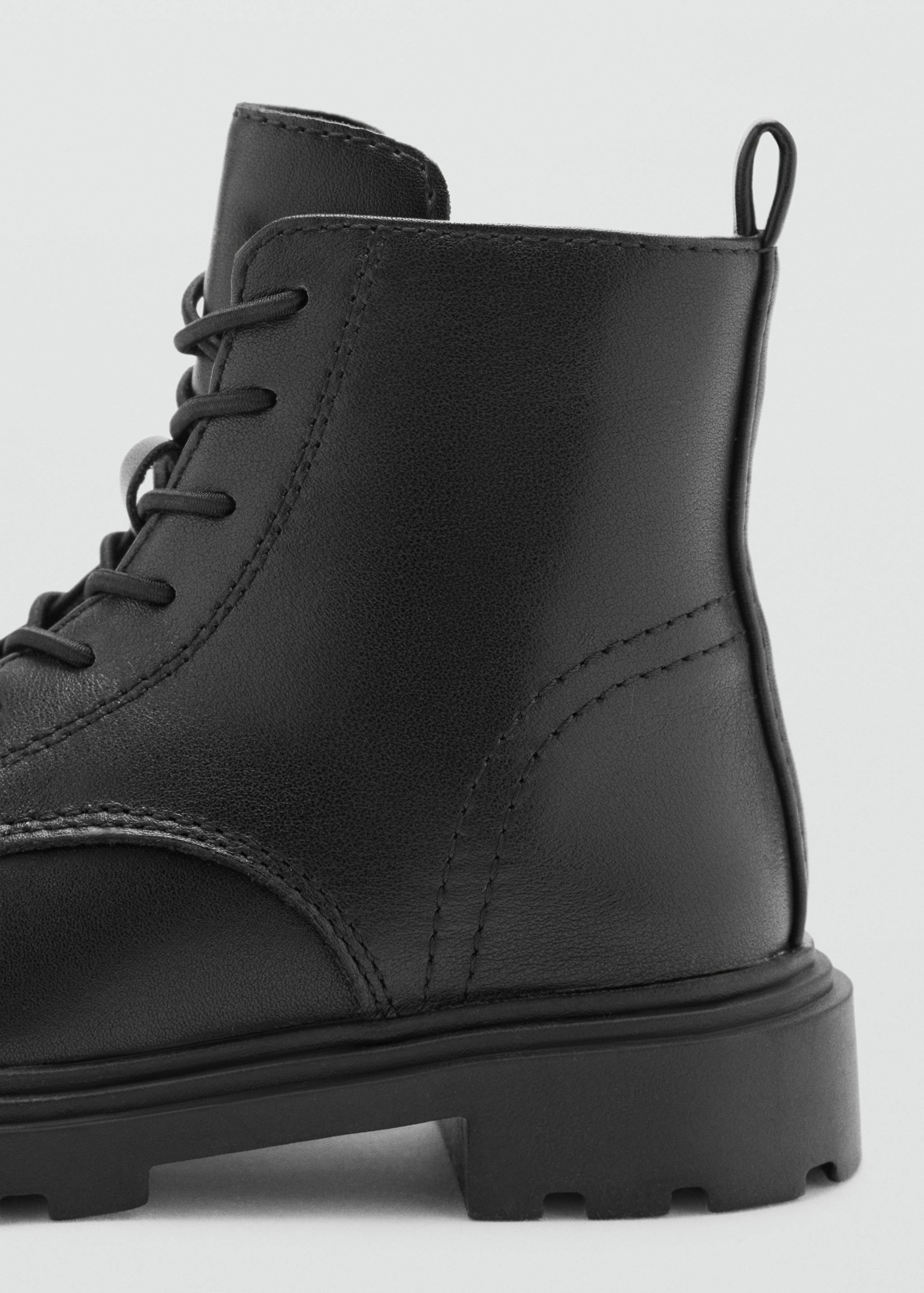 Lace-up leather ankle boots - Details of the article 1