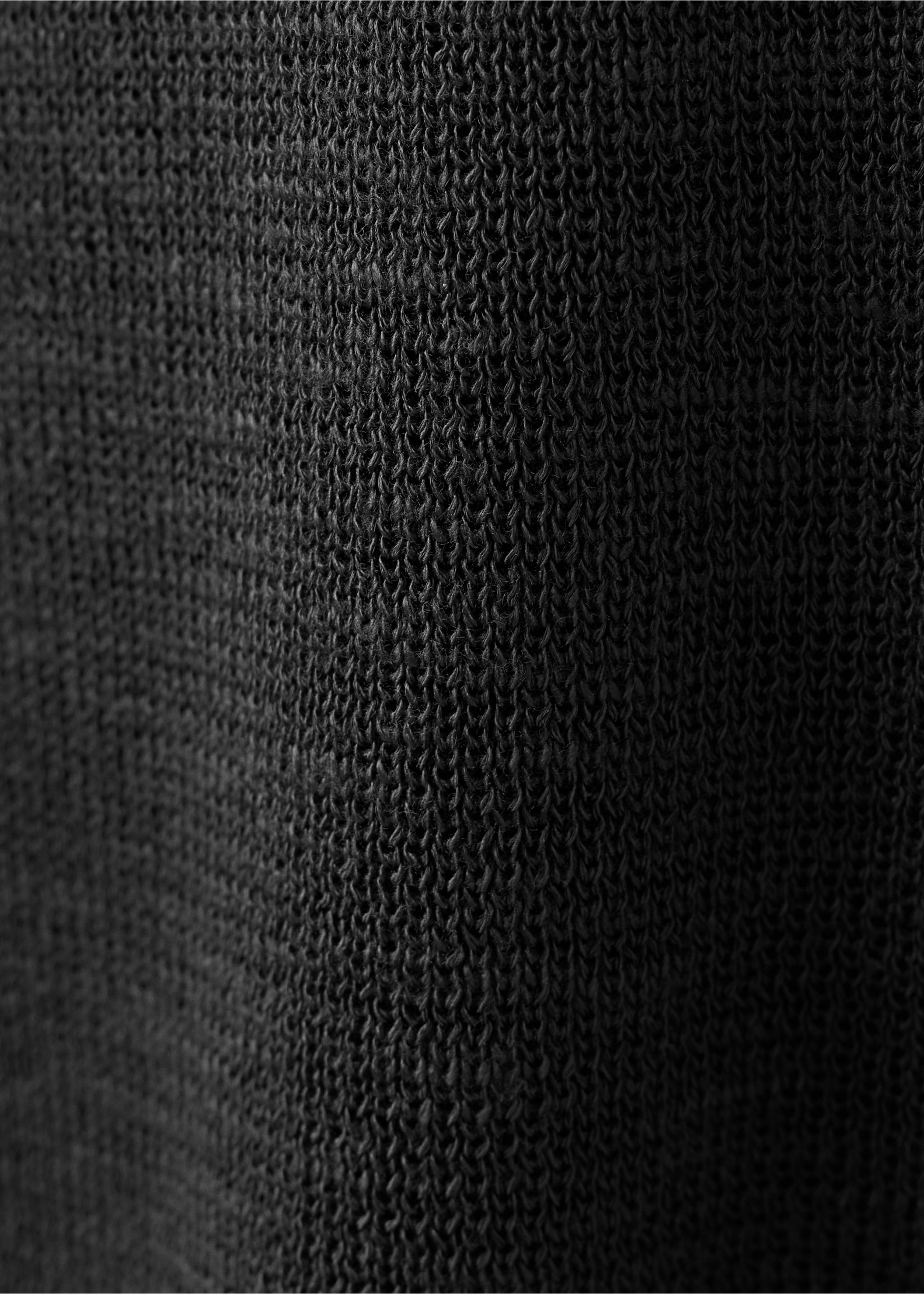 V-neck jumper with lace trim - Details of the article 0, Grey. Ref: 37004788-00.