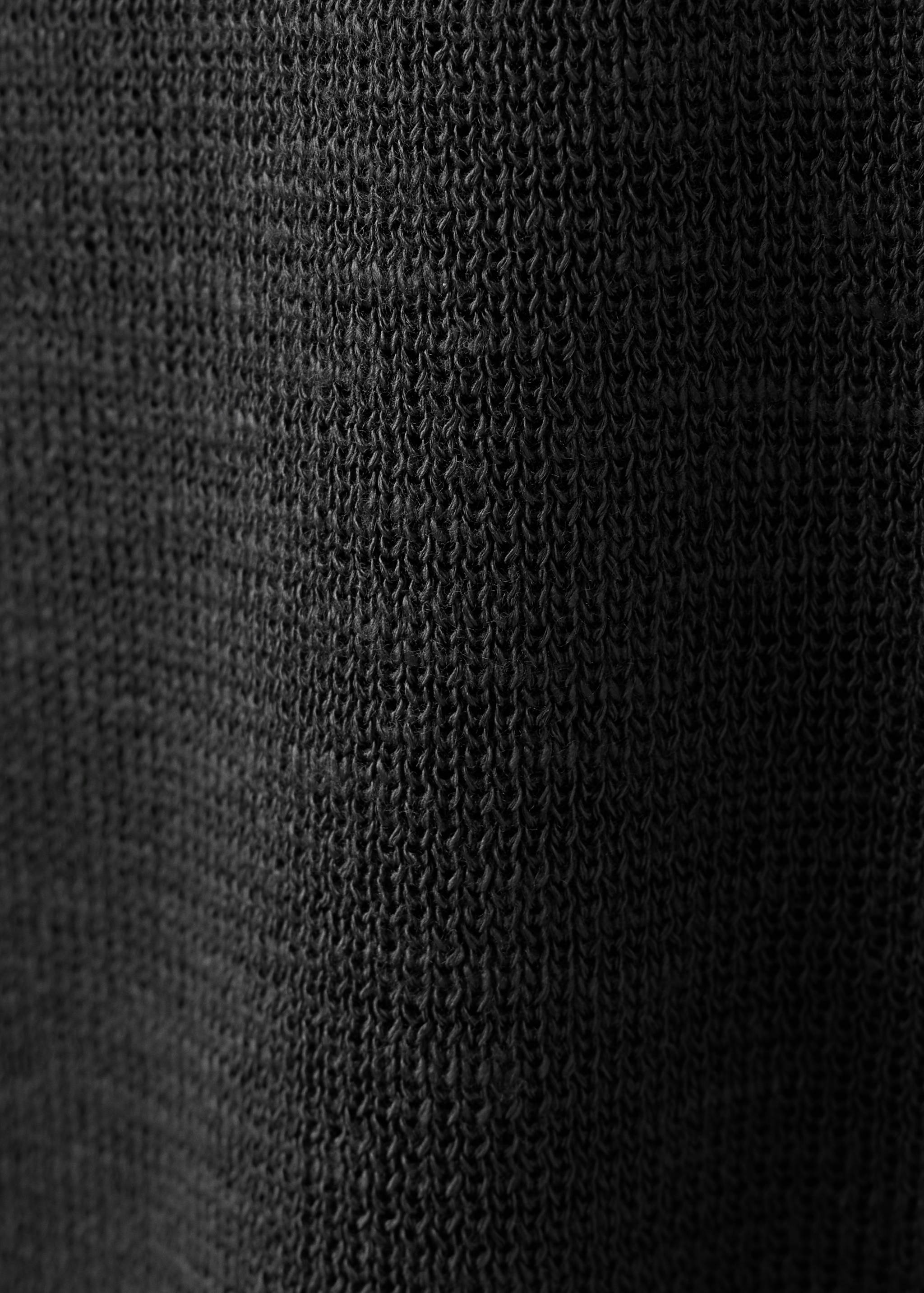 V-neck jumper with lace trim - Details of the article 0