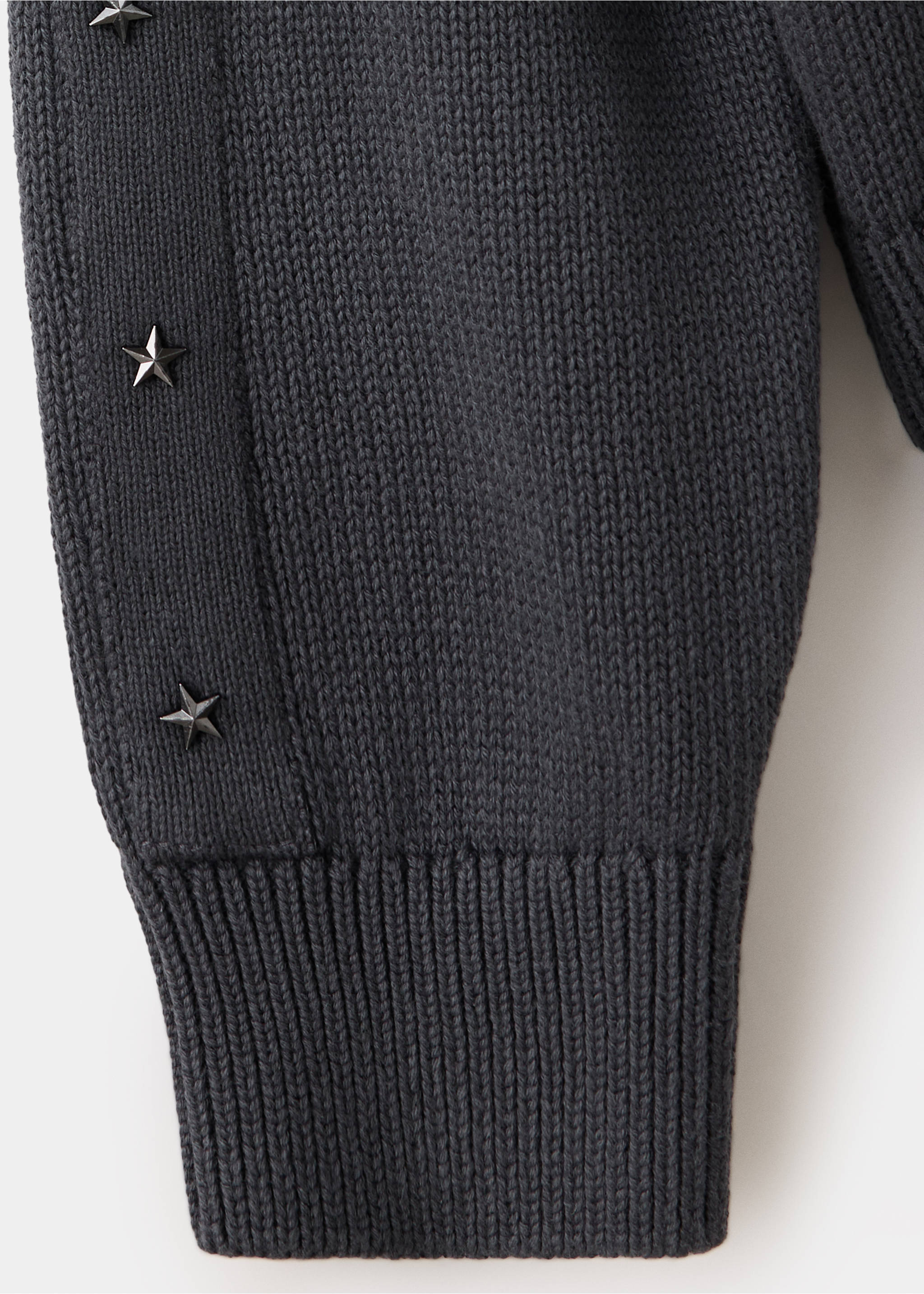 Jersey oversize tachuelas estrella - Detalle del artículo 0, Gris antracita. Ref: 37004789-00.