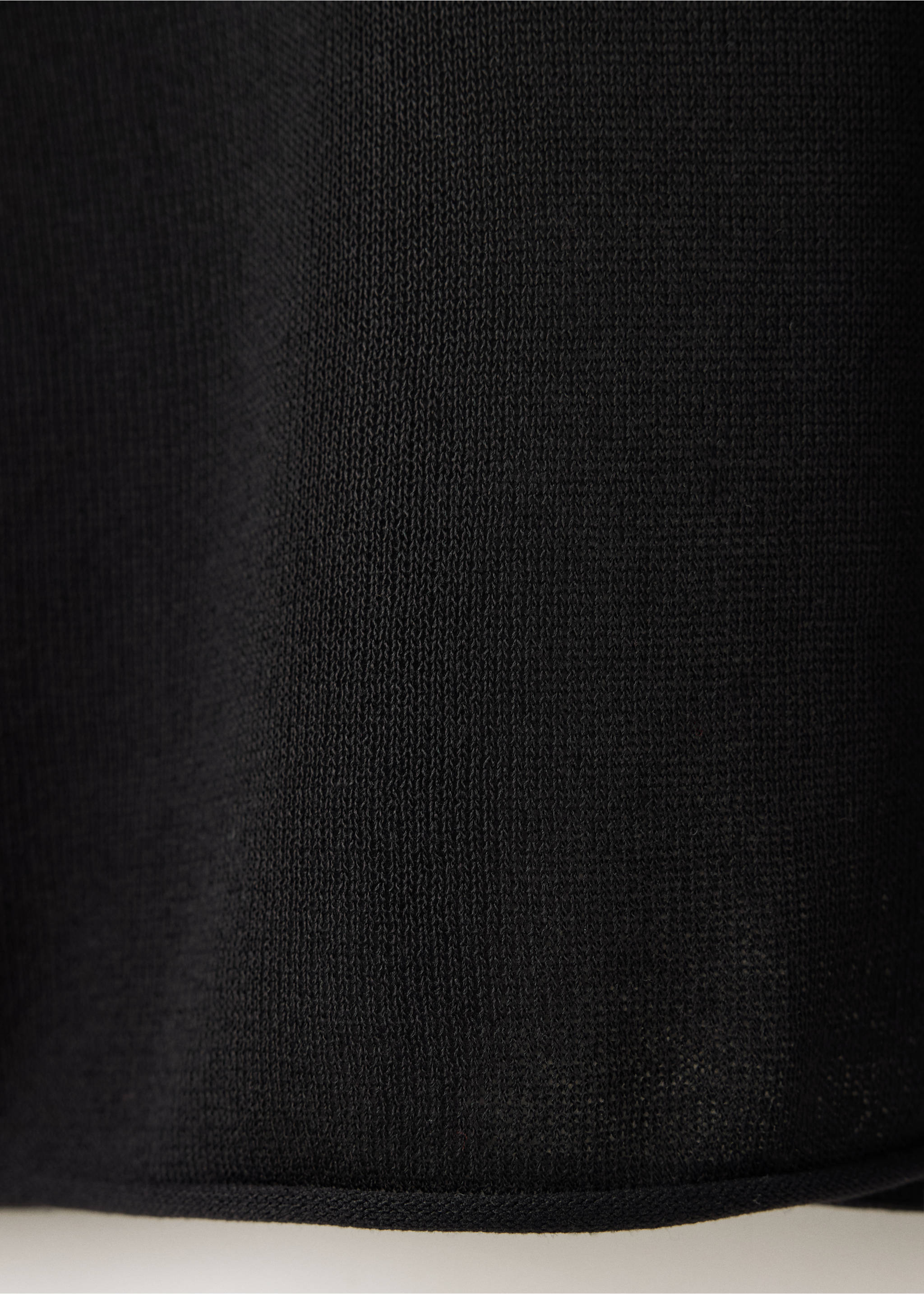 Fine knit semi-transparent jumper - Details of the article 0, Black. Ref: 37004793-00.