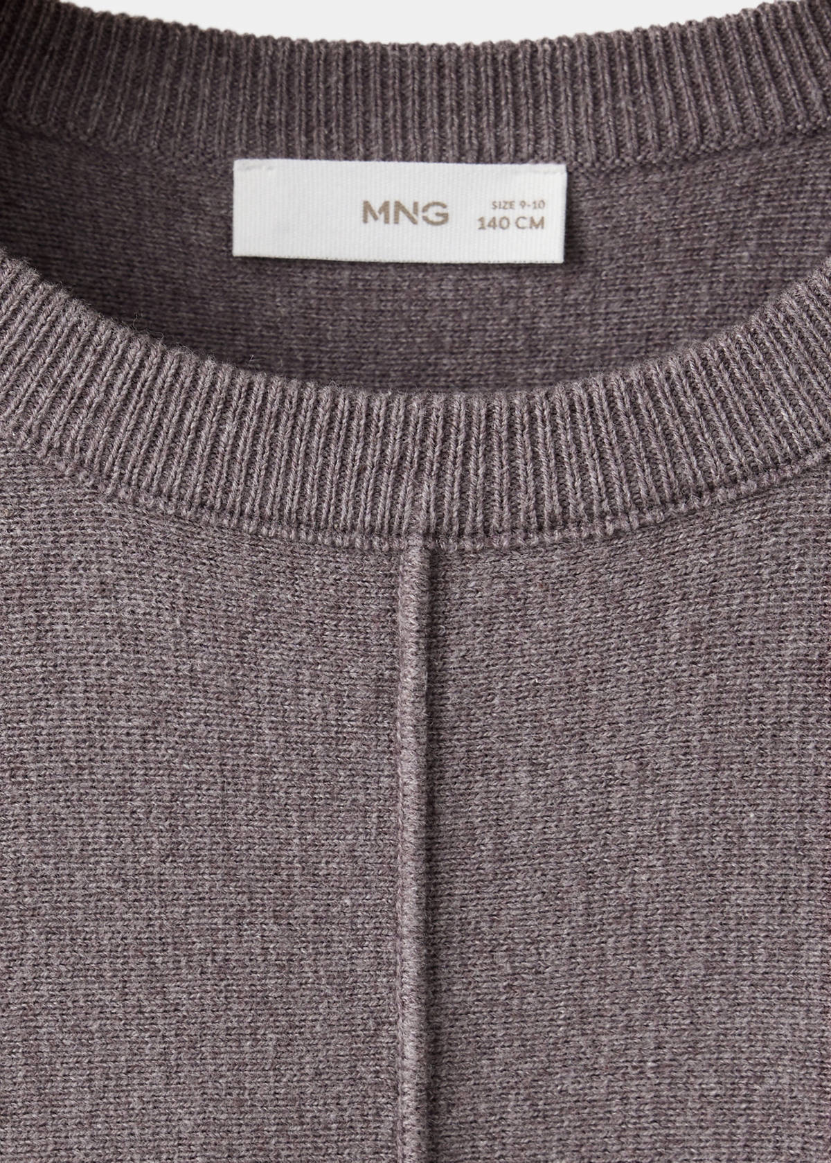 Knitted jumper with seam detail — Blackberry