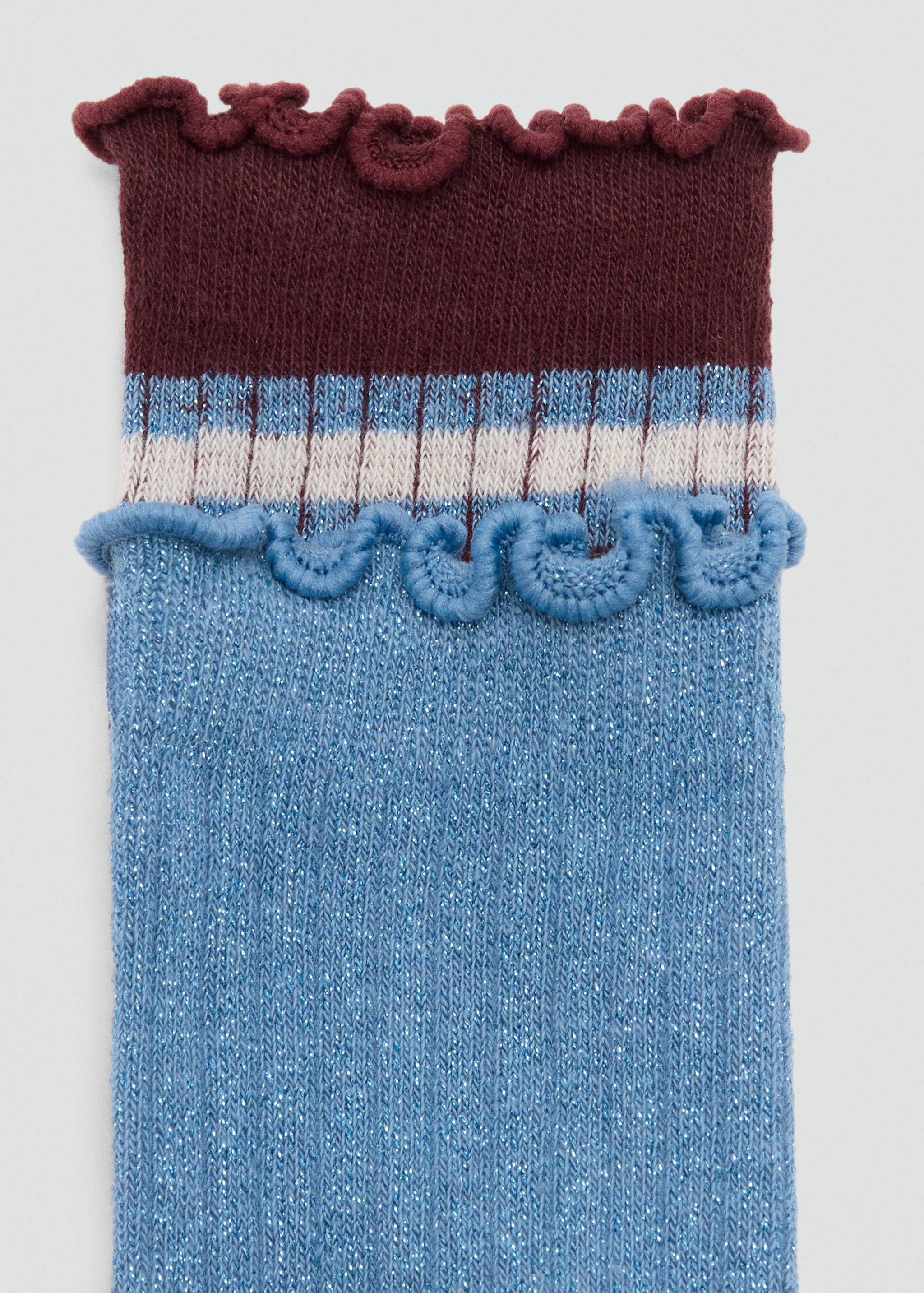 Pack of 2 ribbed striped socks - Reverse of the article