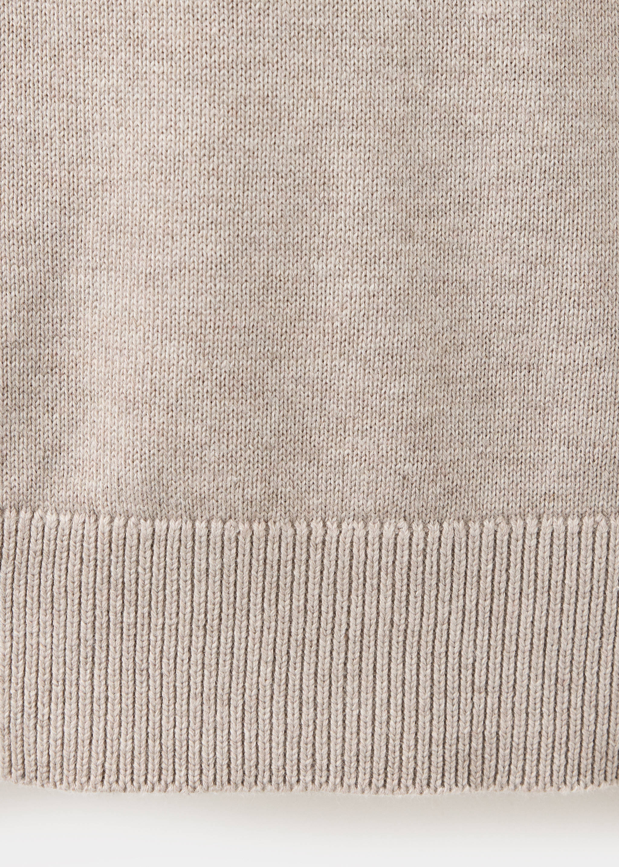 Perkins-neck sweater with zip - Details of the article 0