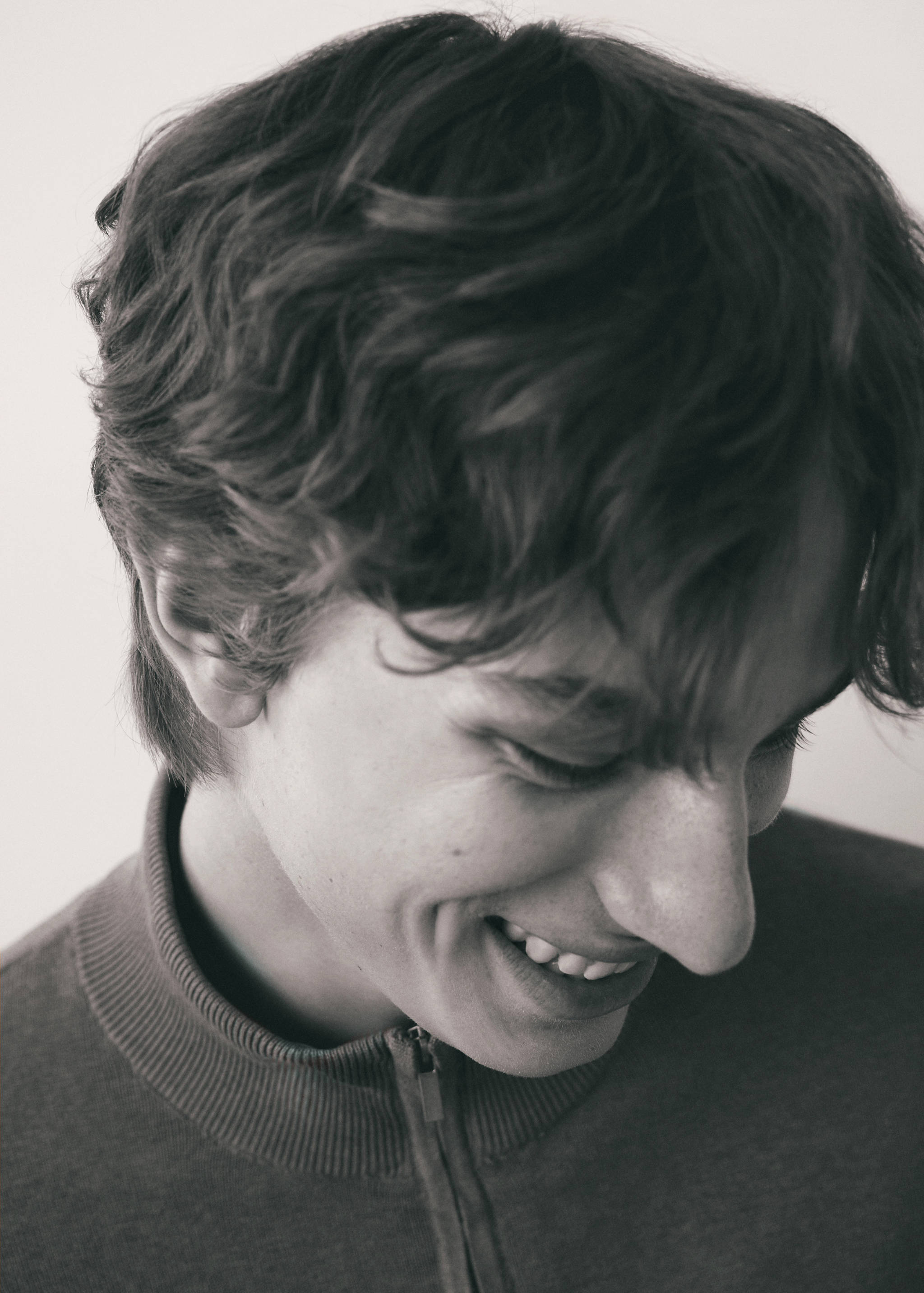 Perkins-neck sweater with zip - Details of the article 2