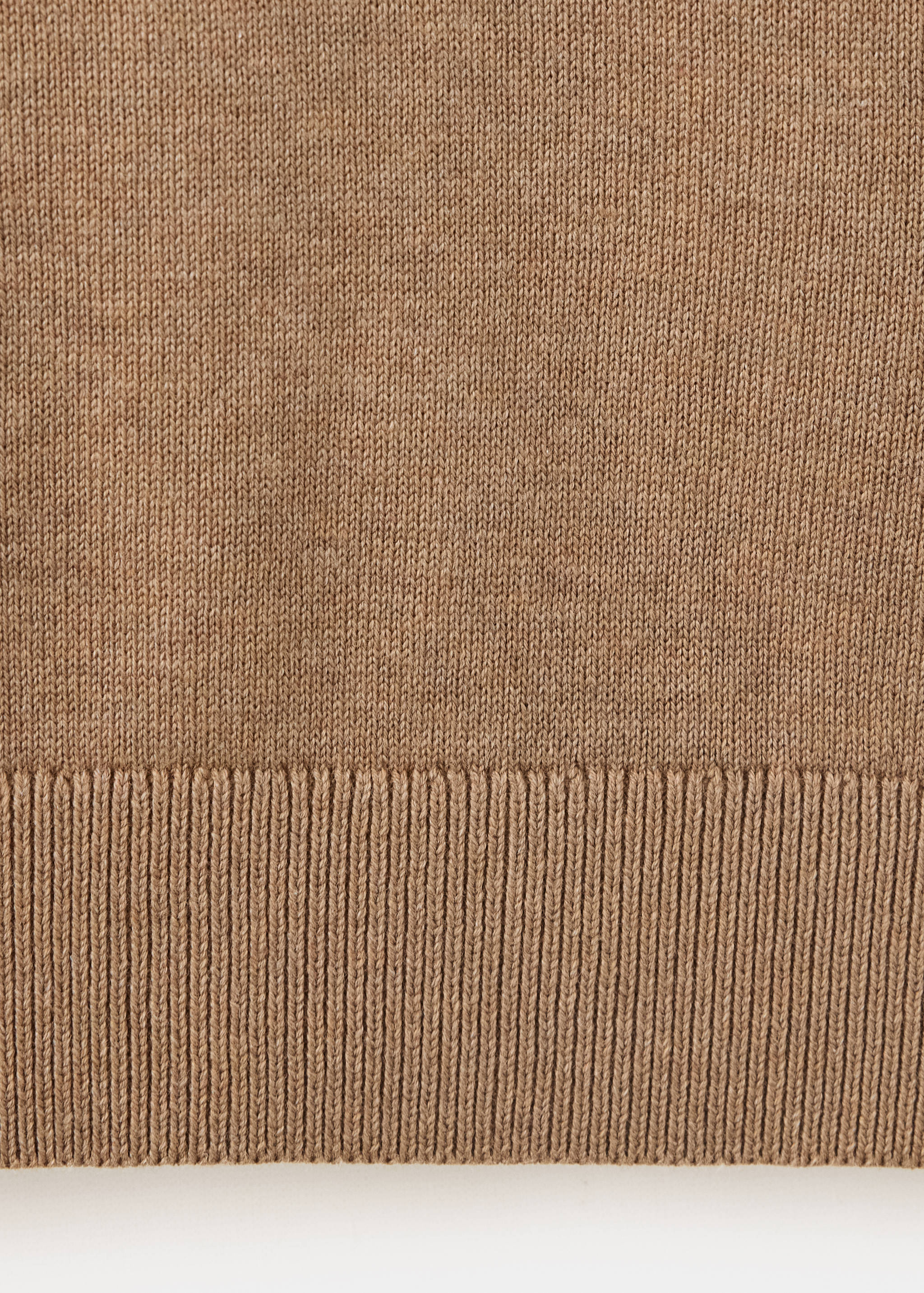 Perkins-neck sweater with zip - Details of the article 0