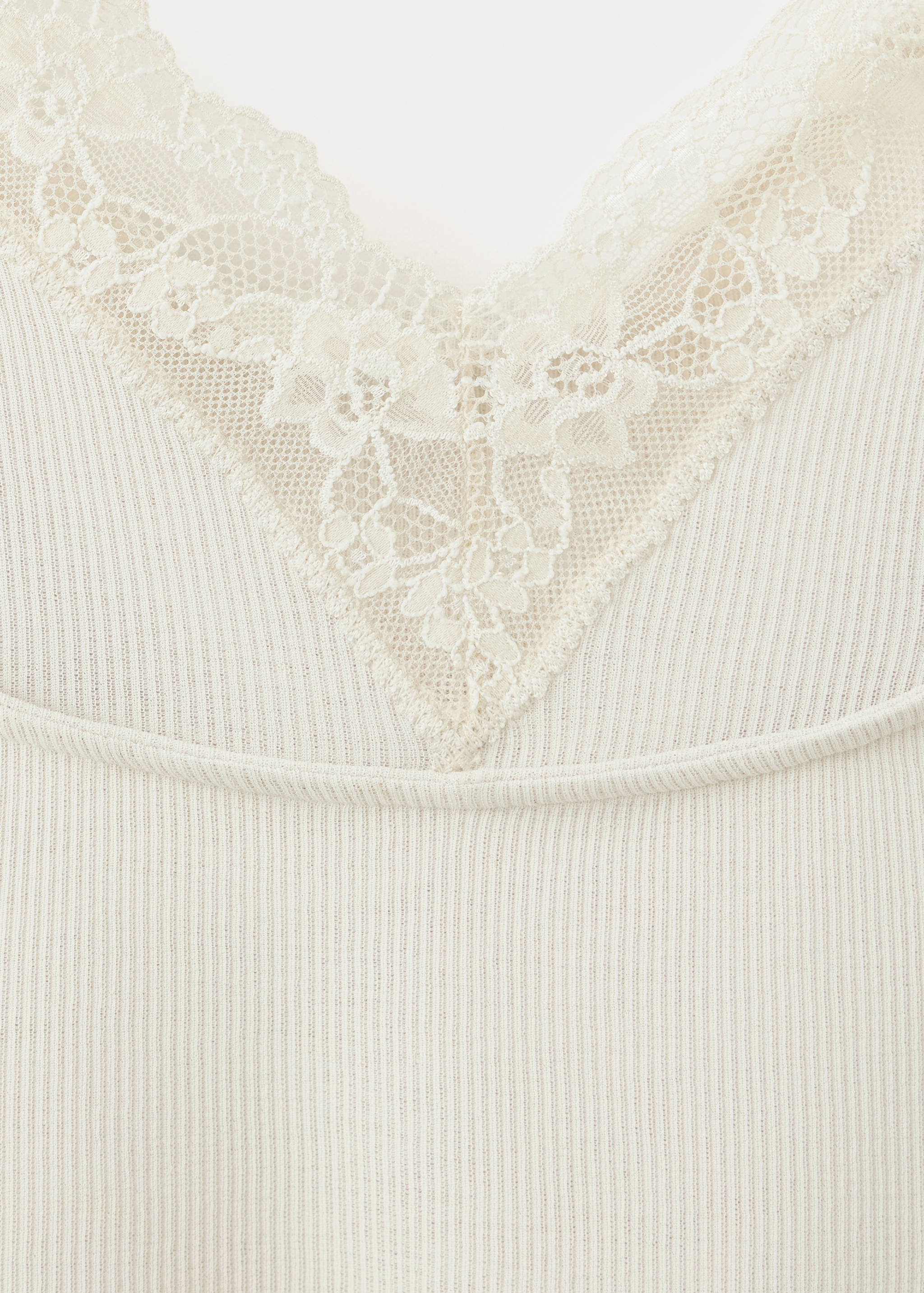 Top côtelé en dentelle - Détail de l'article 8