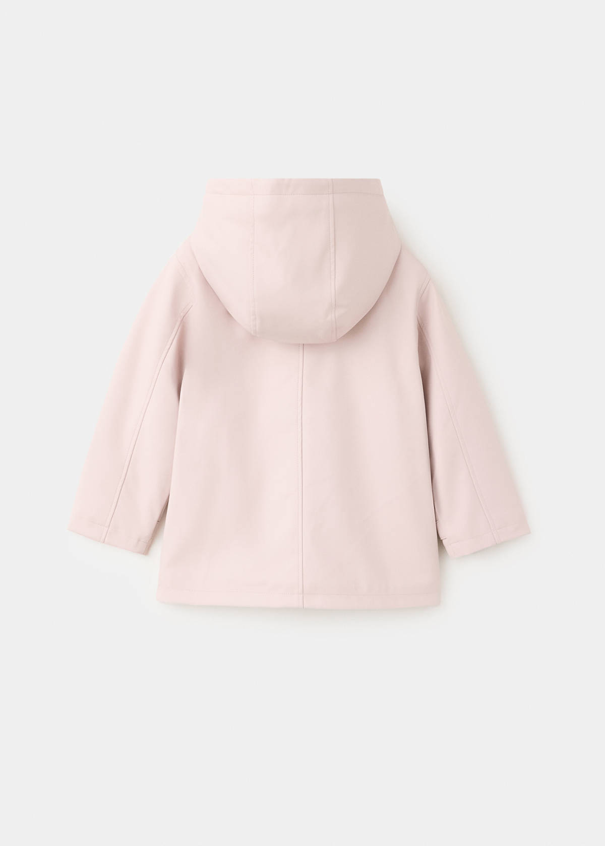 Rubberised jacket with hood — Pink