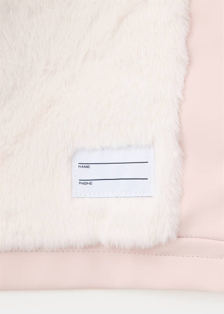 Rubberised jacket with hood — Pink
