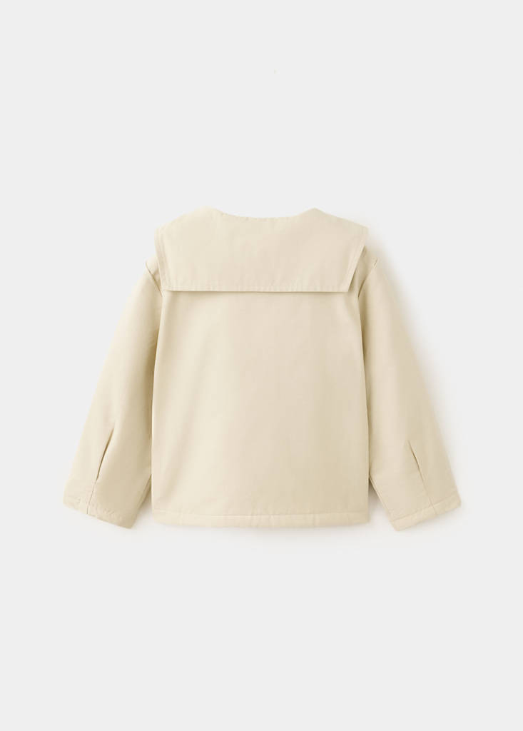 Short trench coat — Beige