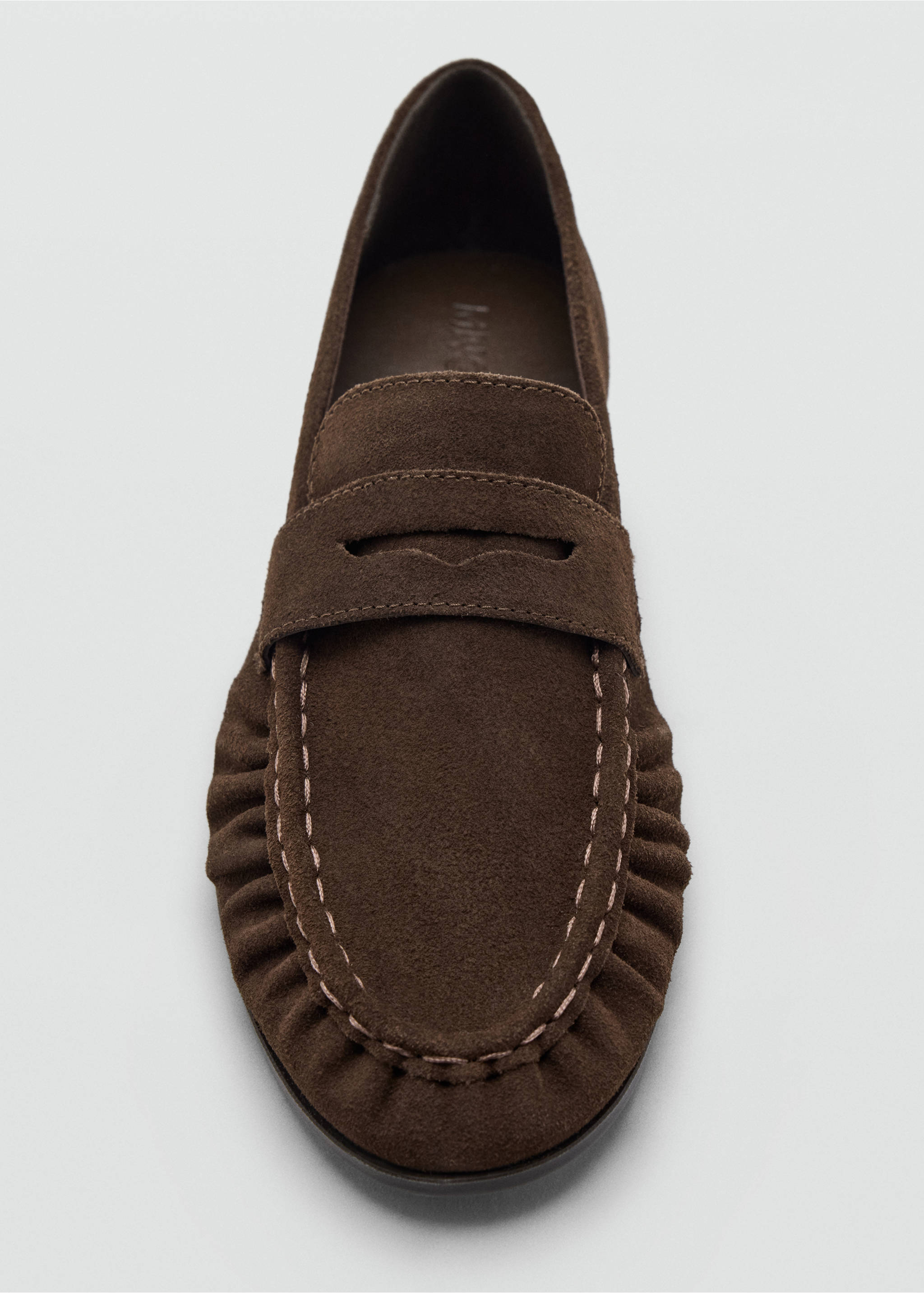 SHOES OLIEC - Details of the article 3, Chocolate. Ref: 37005158-00.