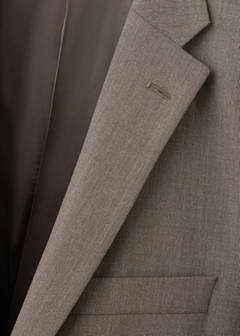 London regular-fit suit jacket — Medium Brown 9