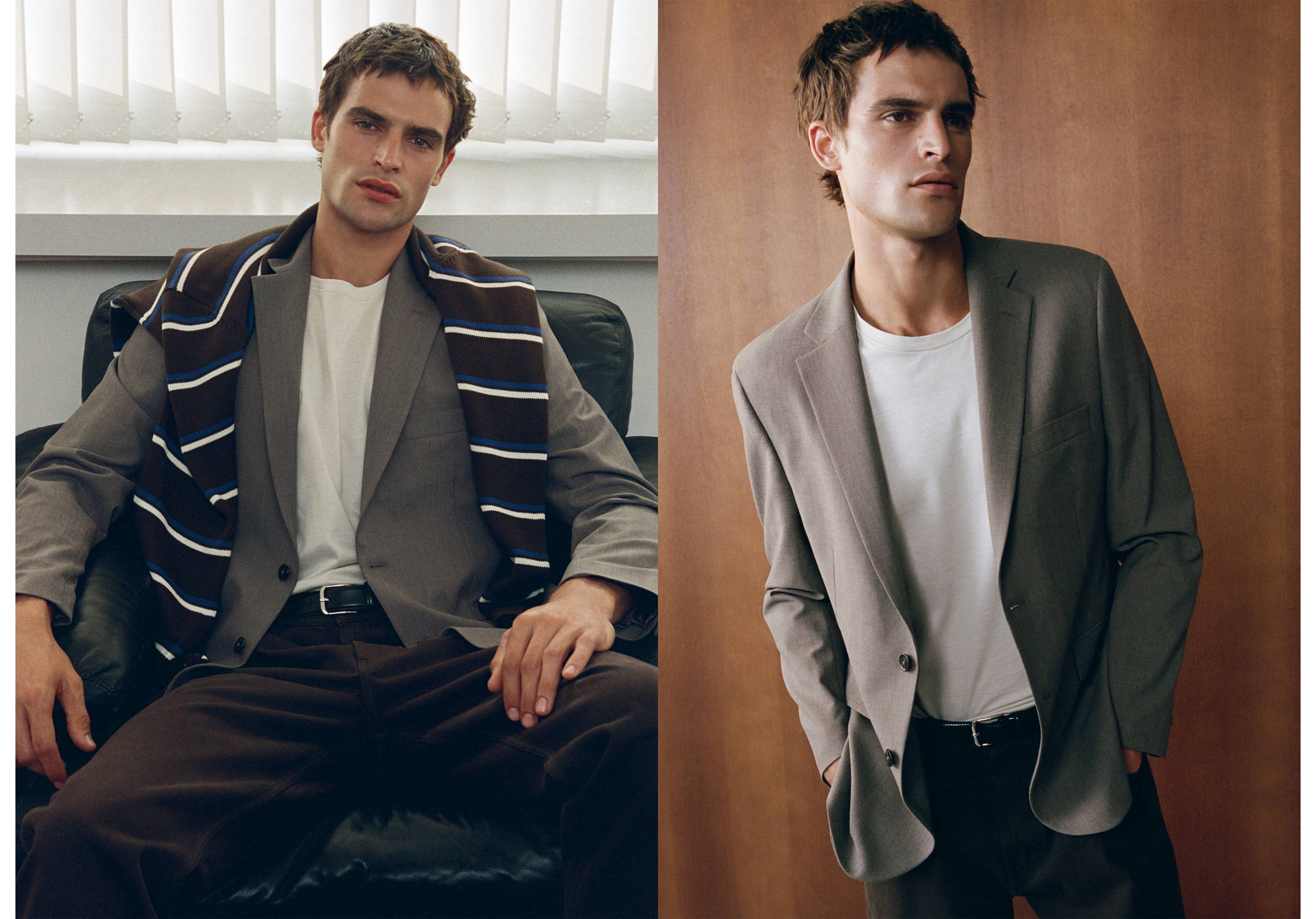 London regular-fit suit jacket - Panoramic plane