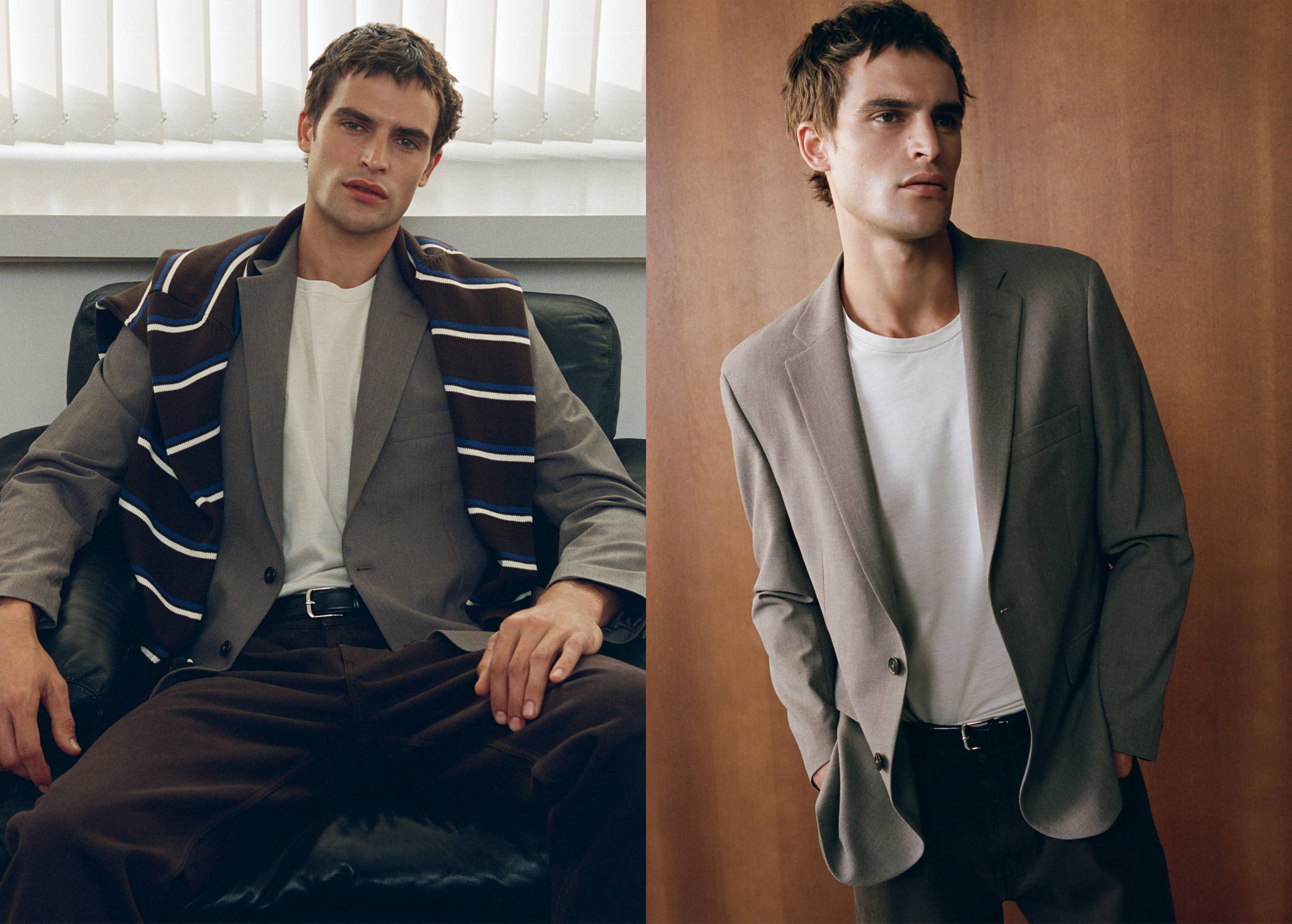 London regular-fit suit jacket - Panoramic plane