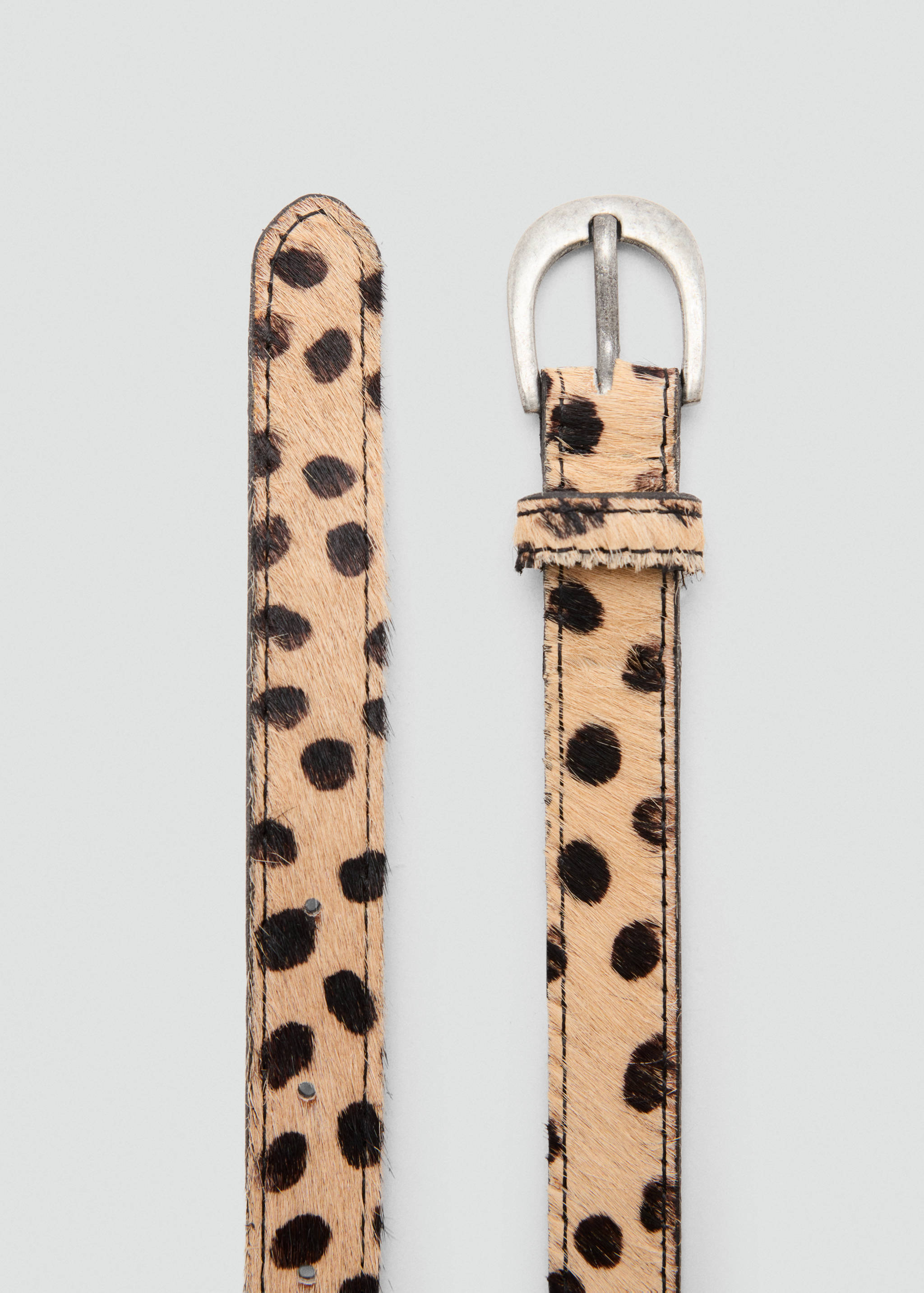 Ceinture cuir imprimé animal - Détail de l'article 1