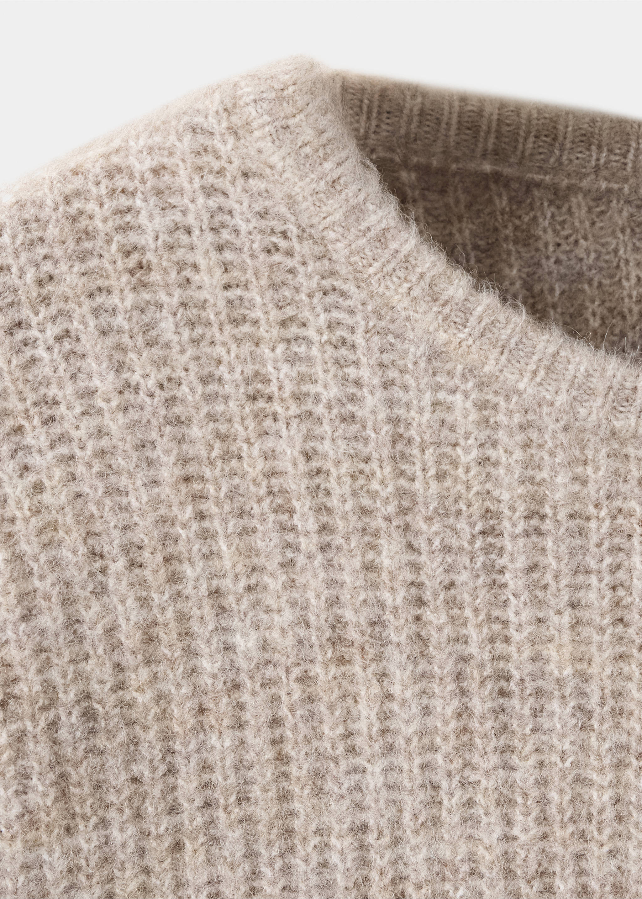 Sweater sophie - Details of the article 8, Medium Brown. Ref: 37005163-00.