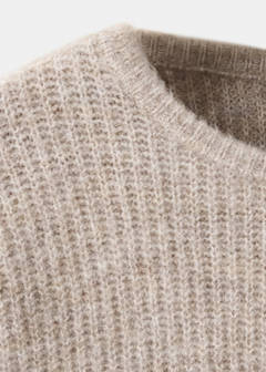 Knit sweater — Medium Brown 6