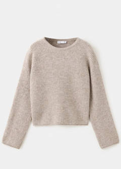 Knit sweater — Medium Brown 4