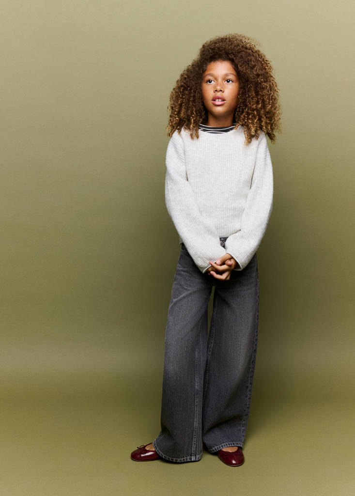 Knit sweater — Light Heather Grey