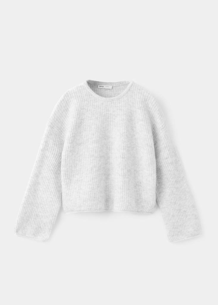 Knit sweater — Light Heather Grey