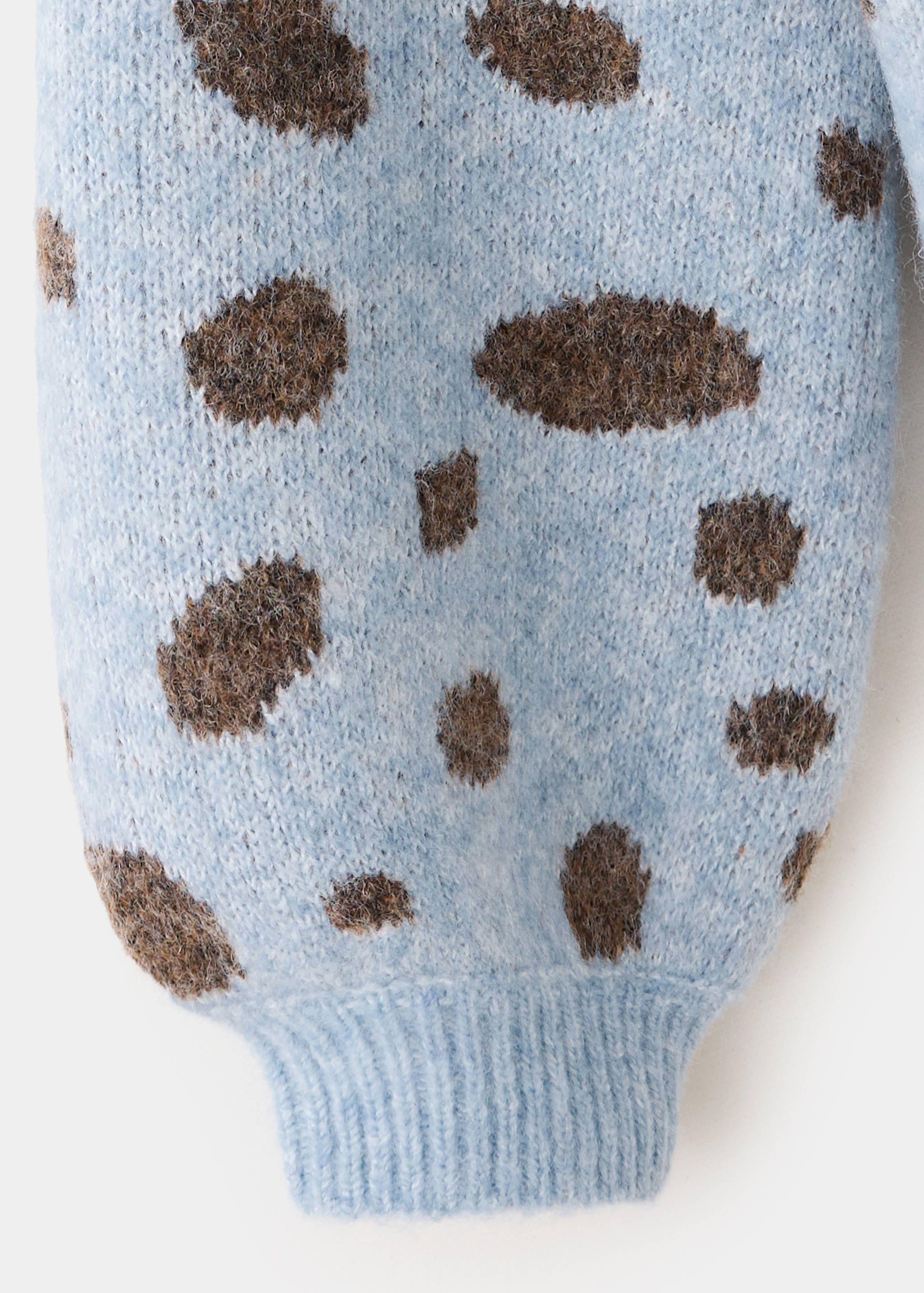 Stickad tröja animal print - Detaljer om artikeln 0