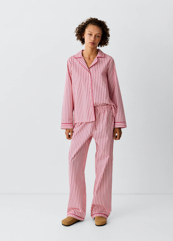 Striped pyjama set — Pink