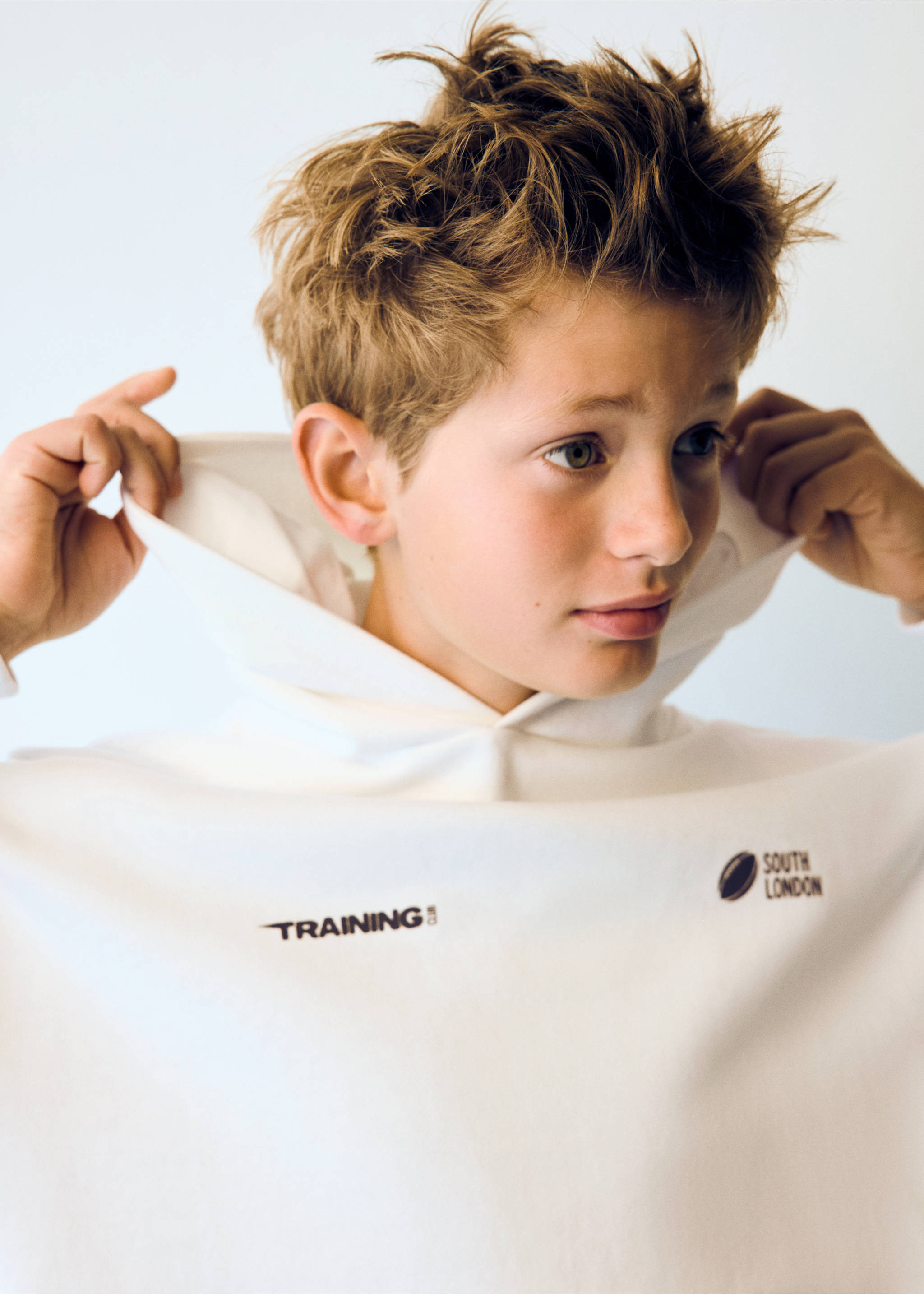 Oversized hoodie - Details of the article 1, Off White. Ref: 37005168-00.