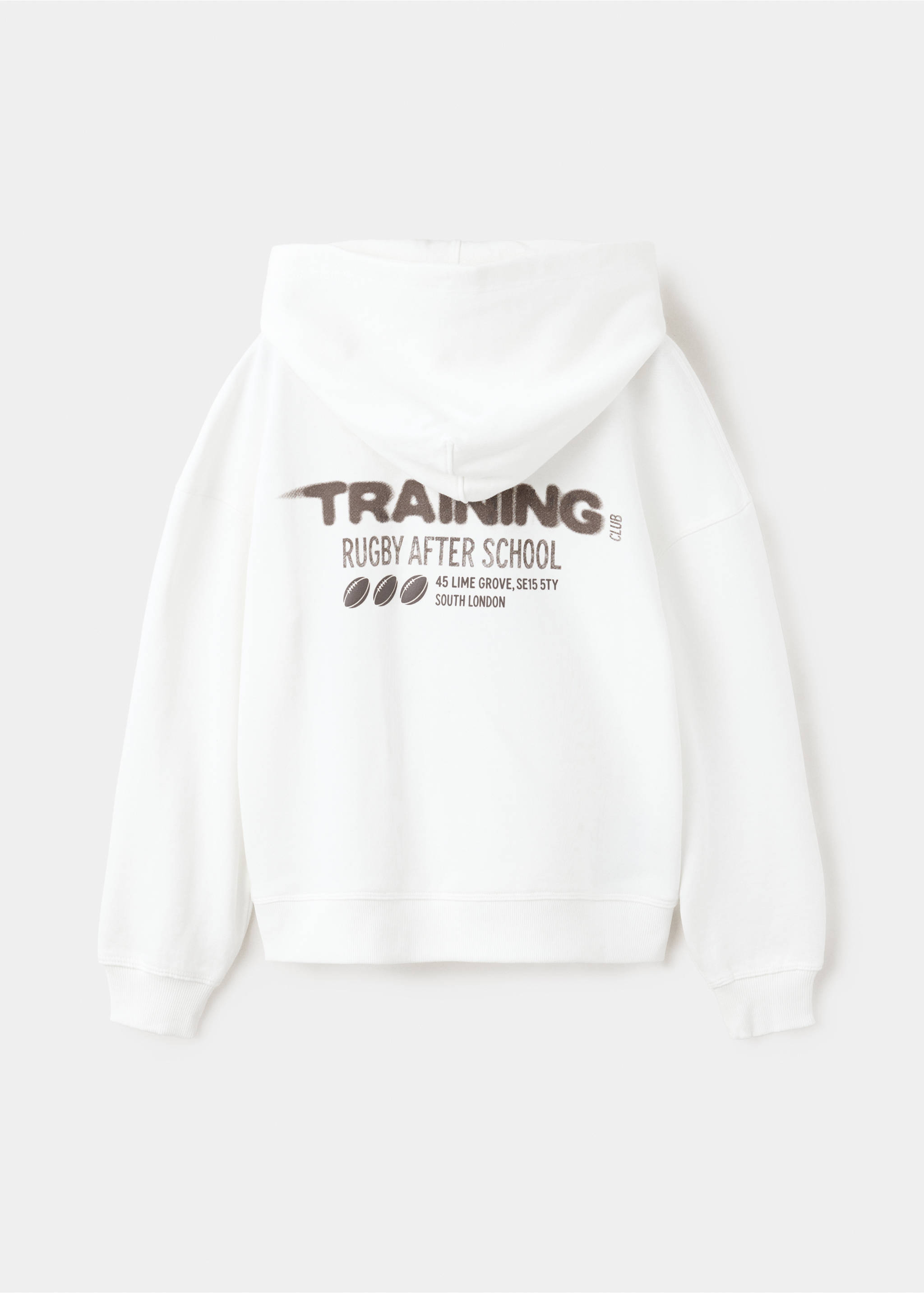 Oversized hoodie - Reverse of the article, Off White. Ref: 37005168-00.