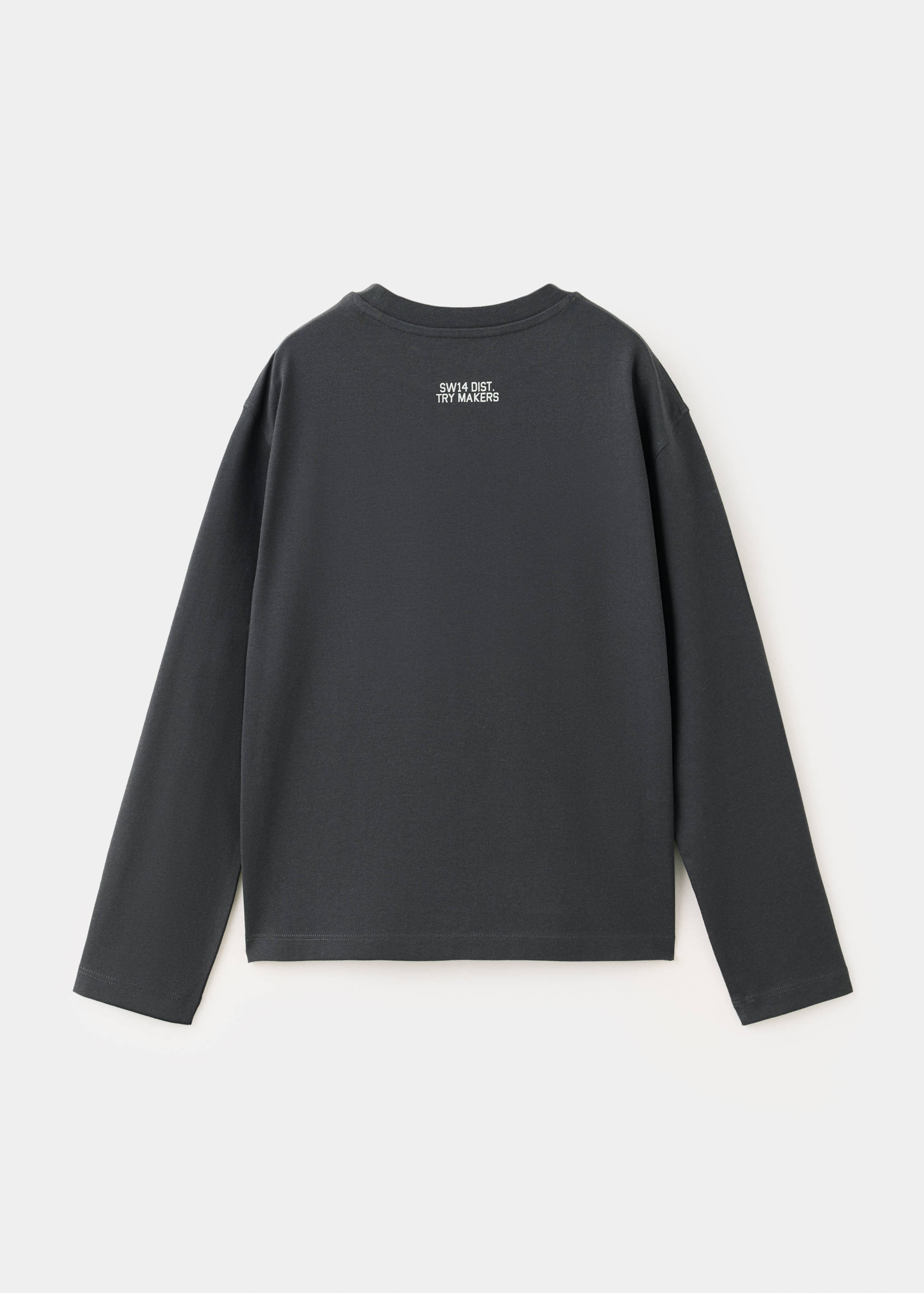 Printed cotton-blend t-shirt - Reverse of the article