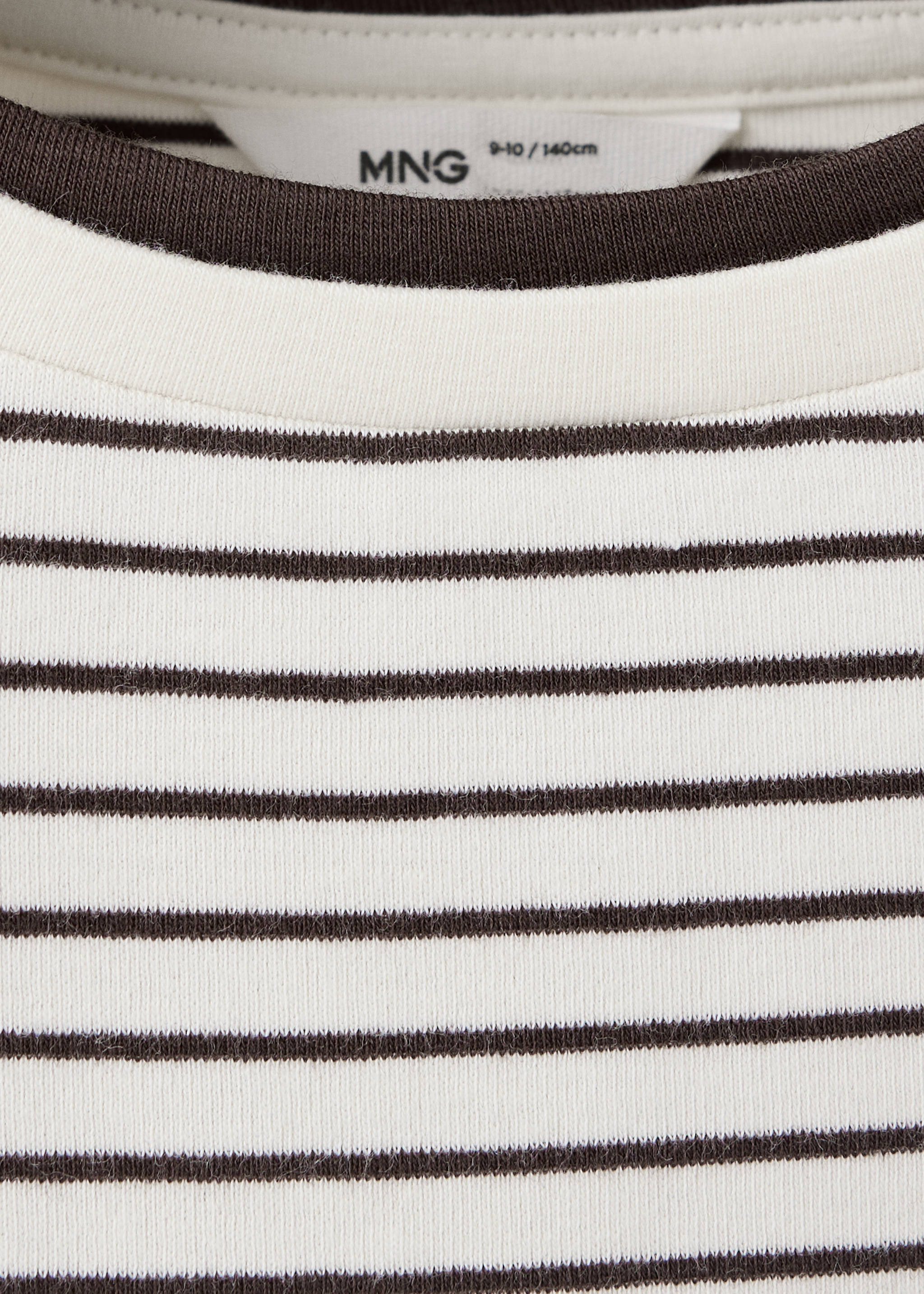 Striped cotton T-shirt - Details of the article 8