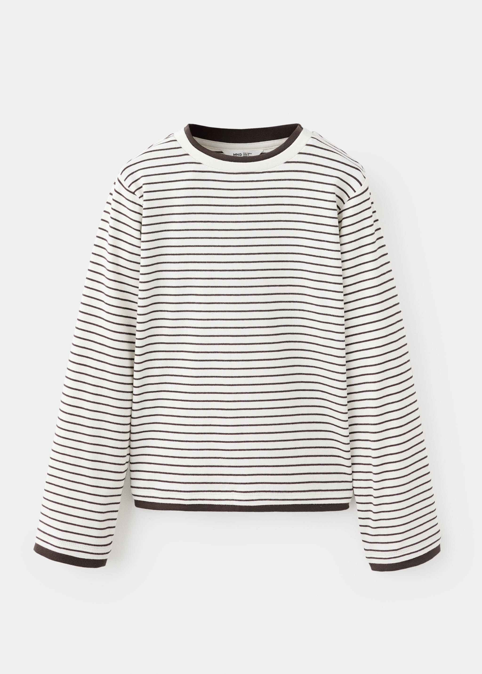 Striped cotton T-shirt - Article without model
