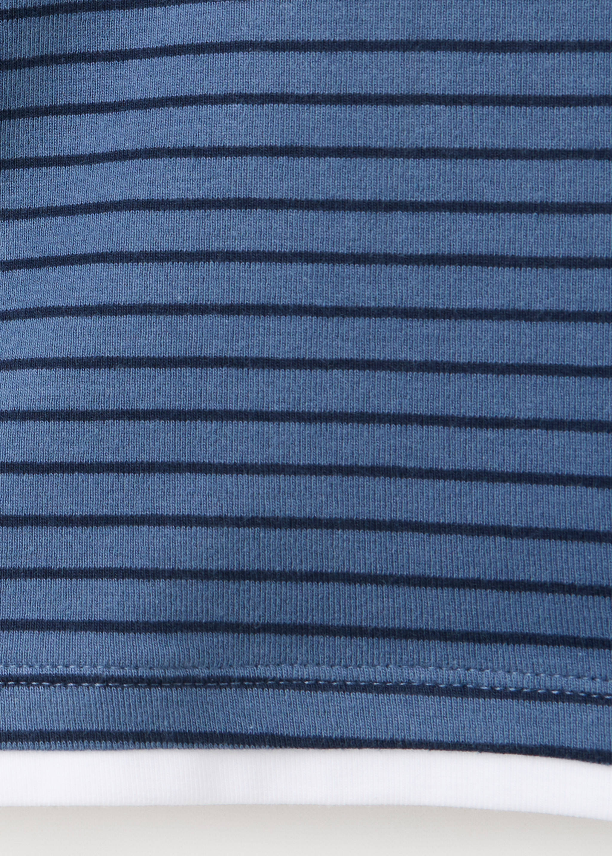 Striped cotton T-shirt - Details of the article 0
