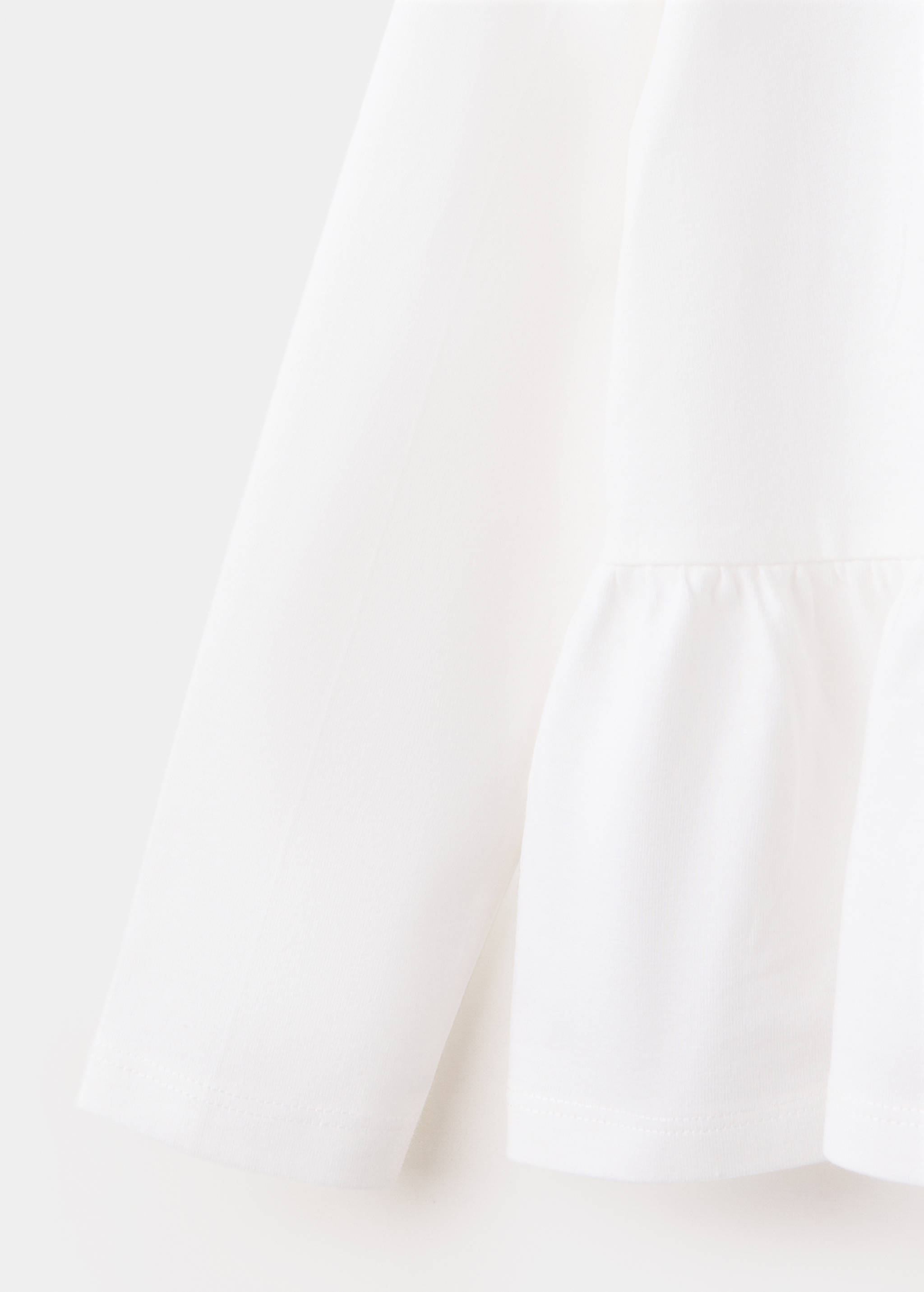 Ruffle cotton T-shirt - Details of the article 0