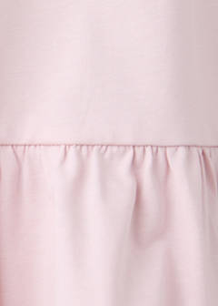 Ruffle cotton T-shirt — Pink 4