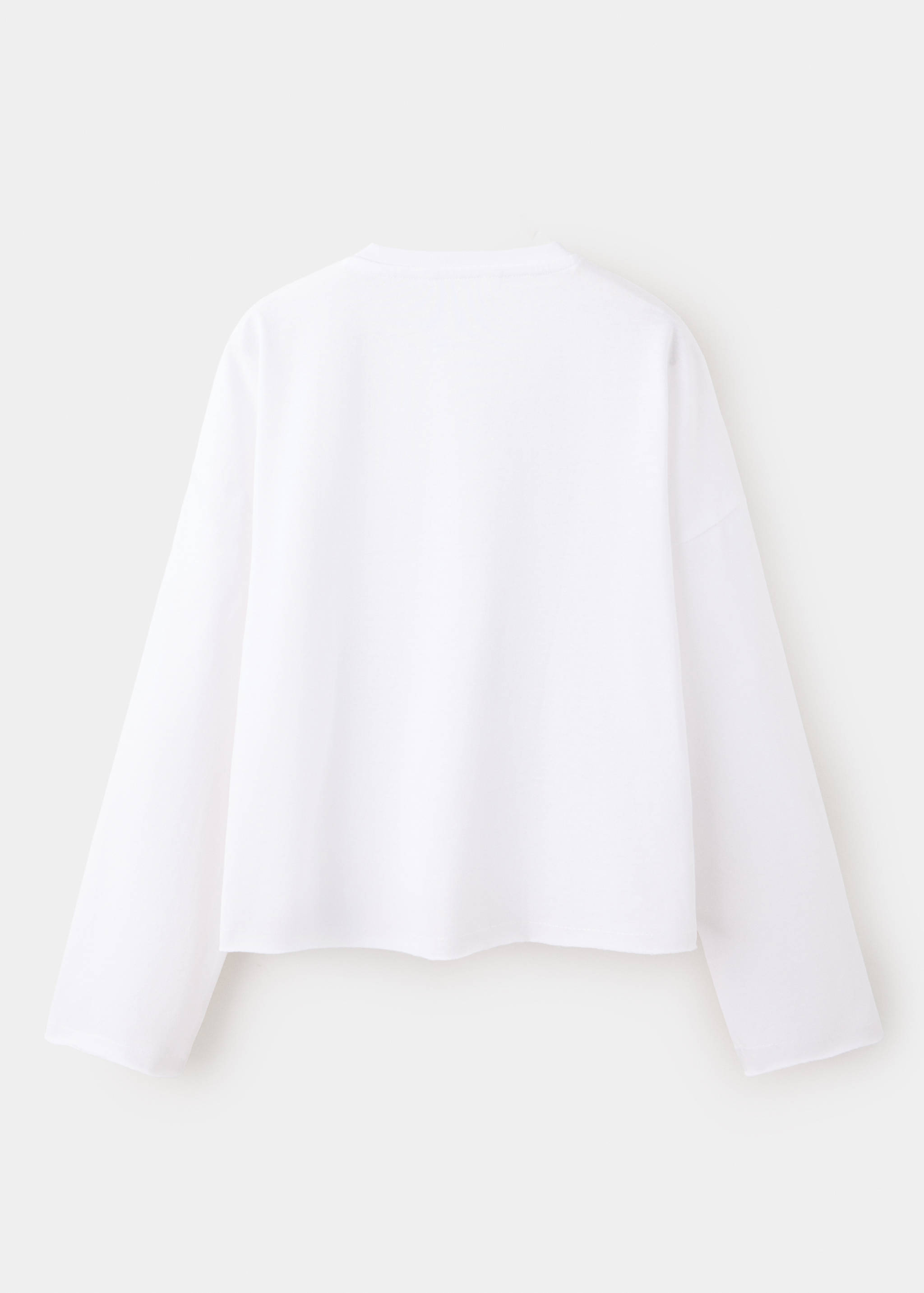 Printed cotton-blend t-shirt - Reverse of the article