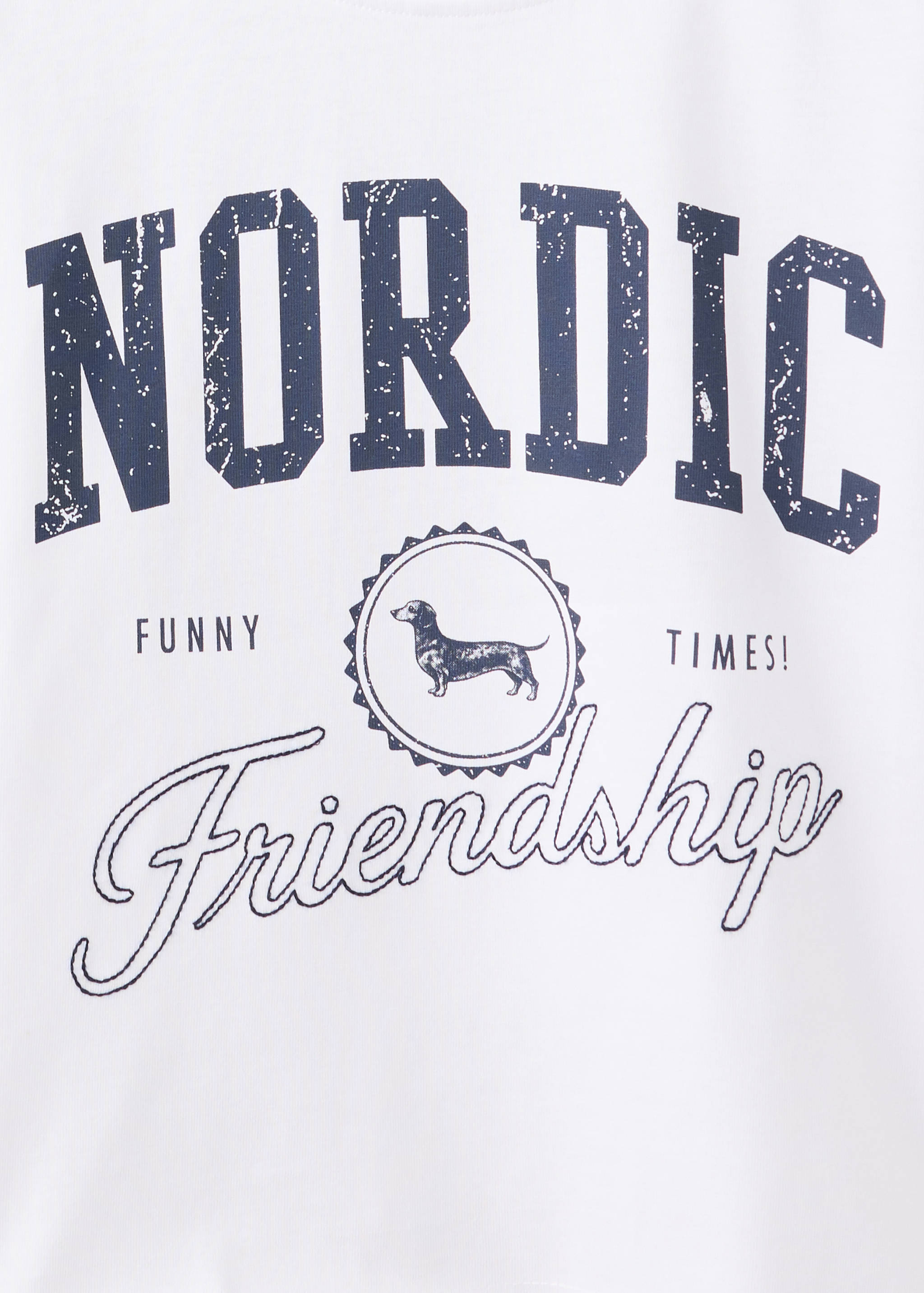 Printed cotton-blend t-shirt - Details of the article 8