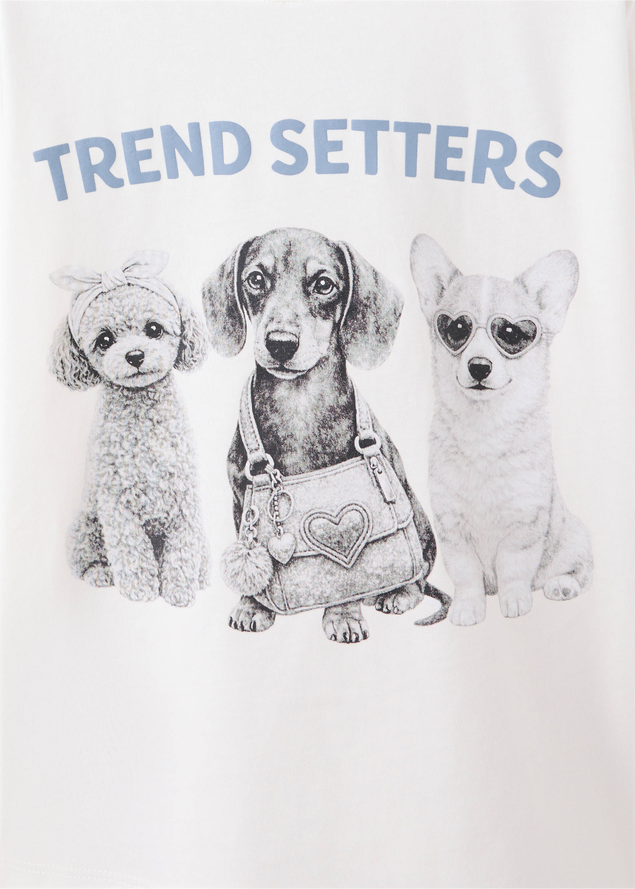 Printed detail T-shirt - Details of the article 8, Off White. Ref: 37005174-00.
