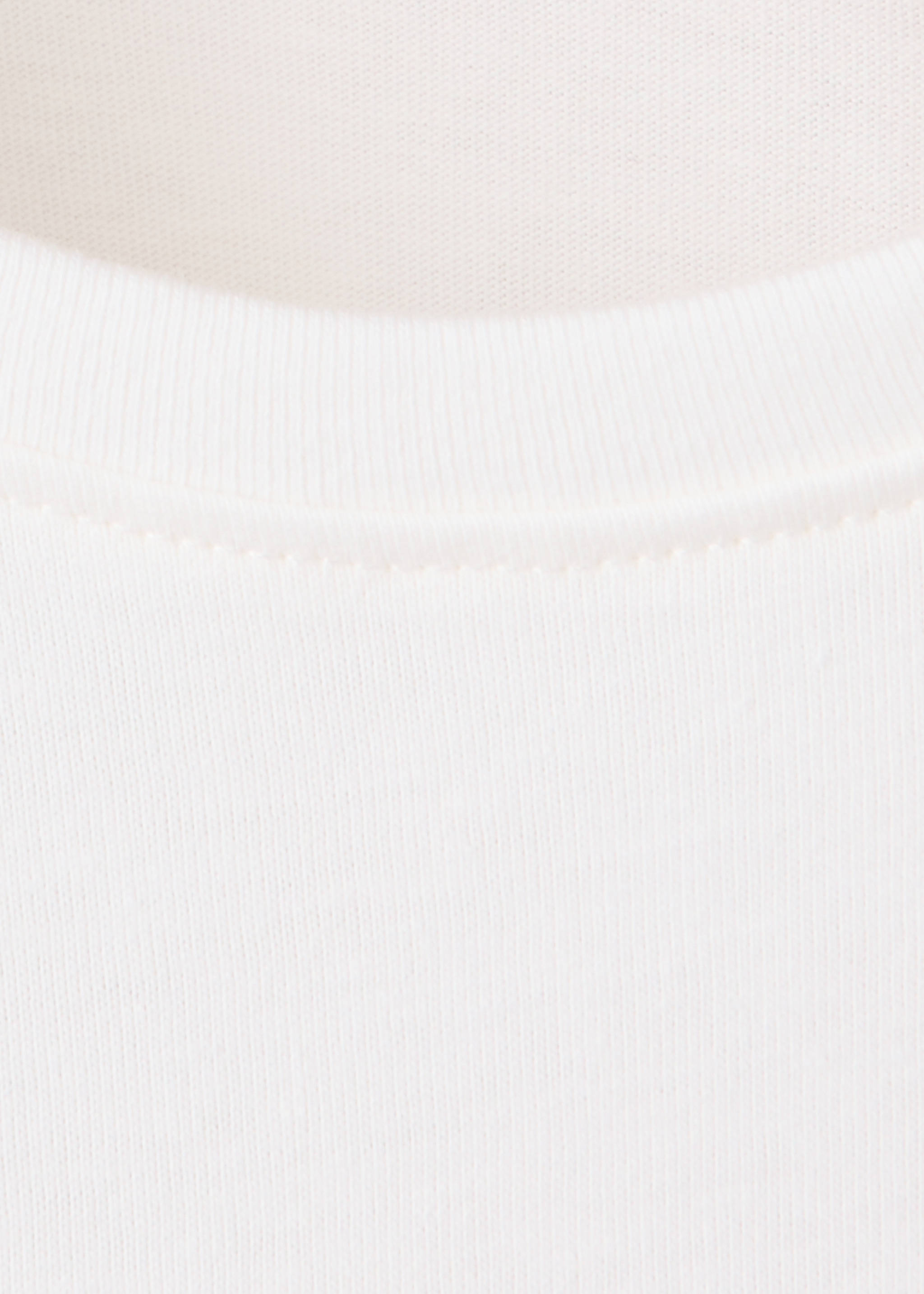 Printed detail T-shirt - Details of the article 0