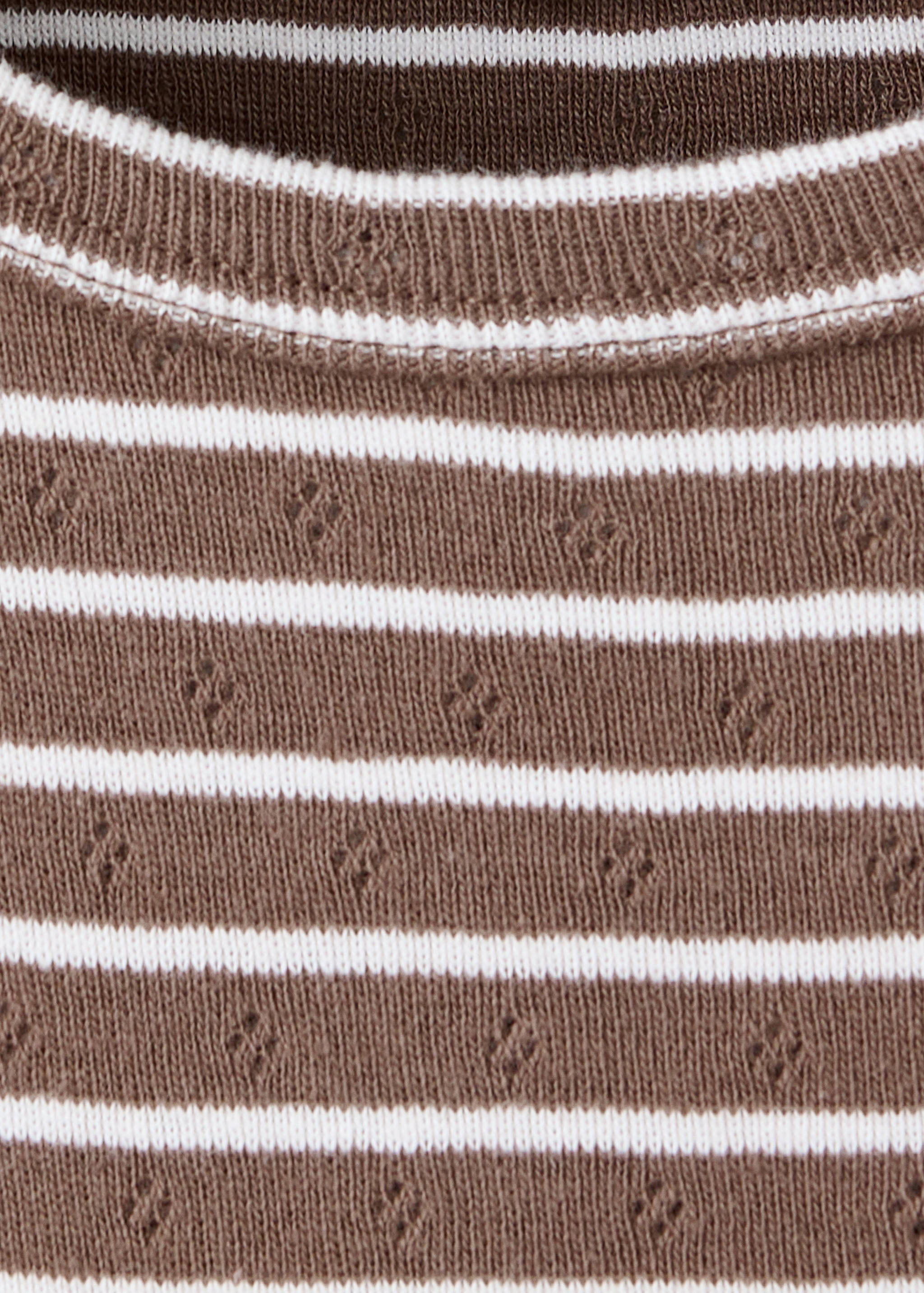 Gestreiftes Baumwoll-Shirt - Detail des Artikels 8