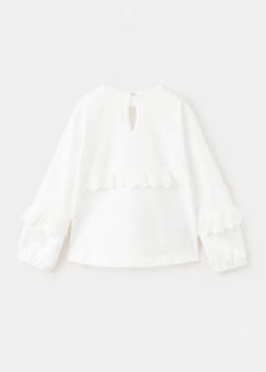 Frills cotton t-shirt — Off White 3