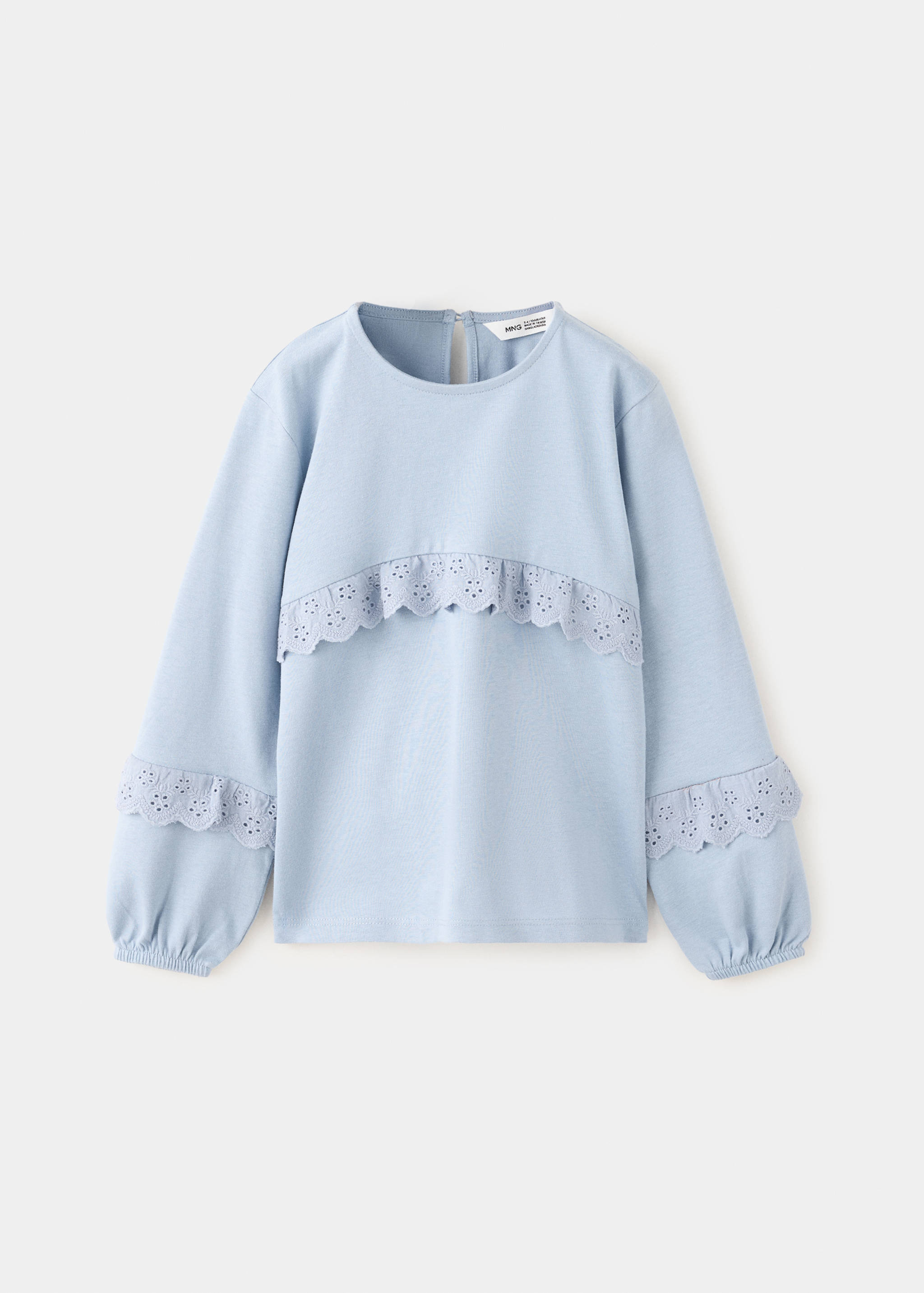 Frills cotton t-shirt - Article without model